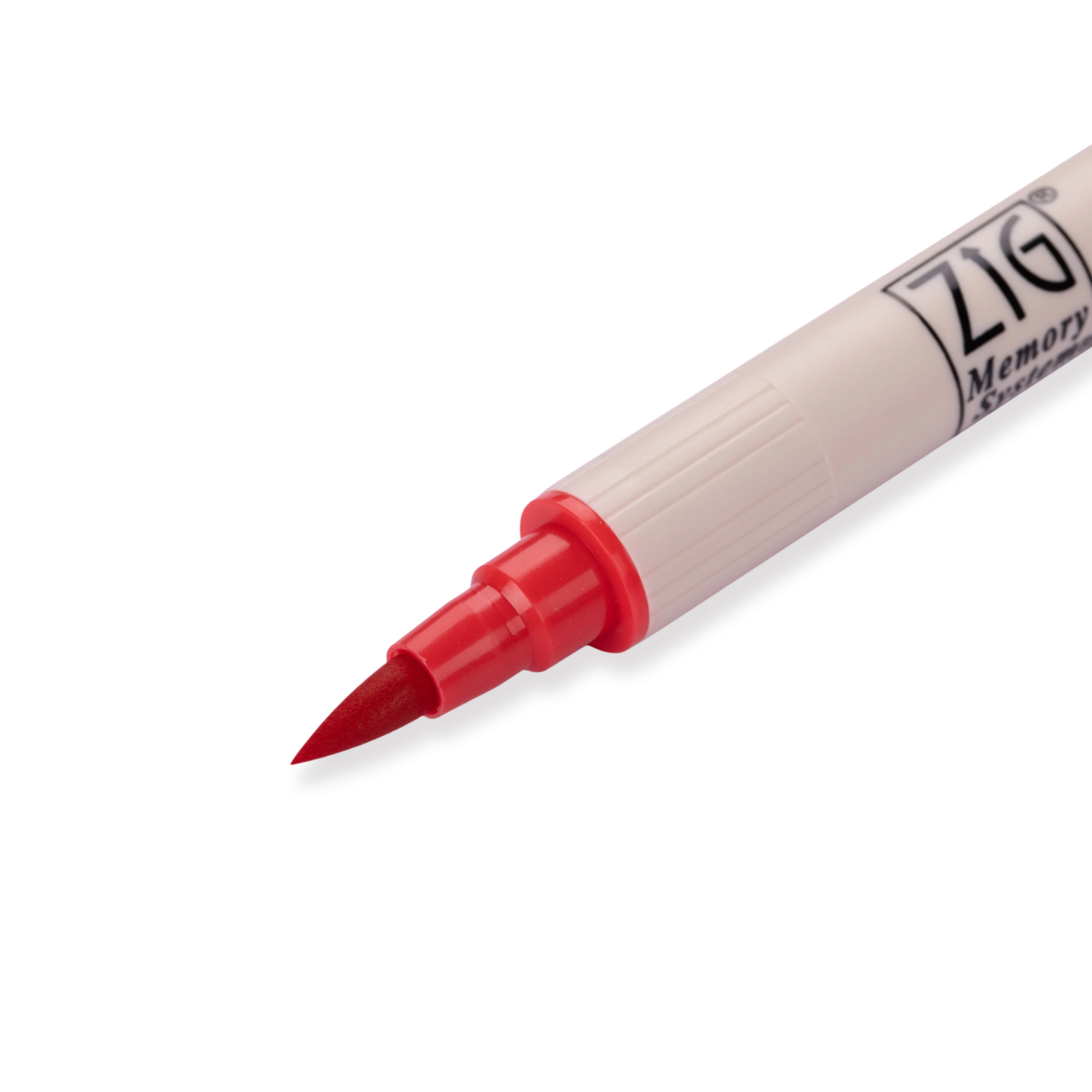 Kuretake Zig Brushables Brush Pen - Pure Red 020 - Image 2