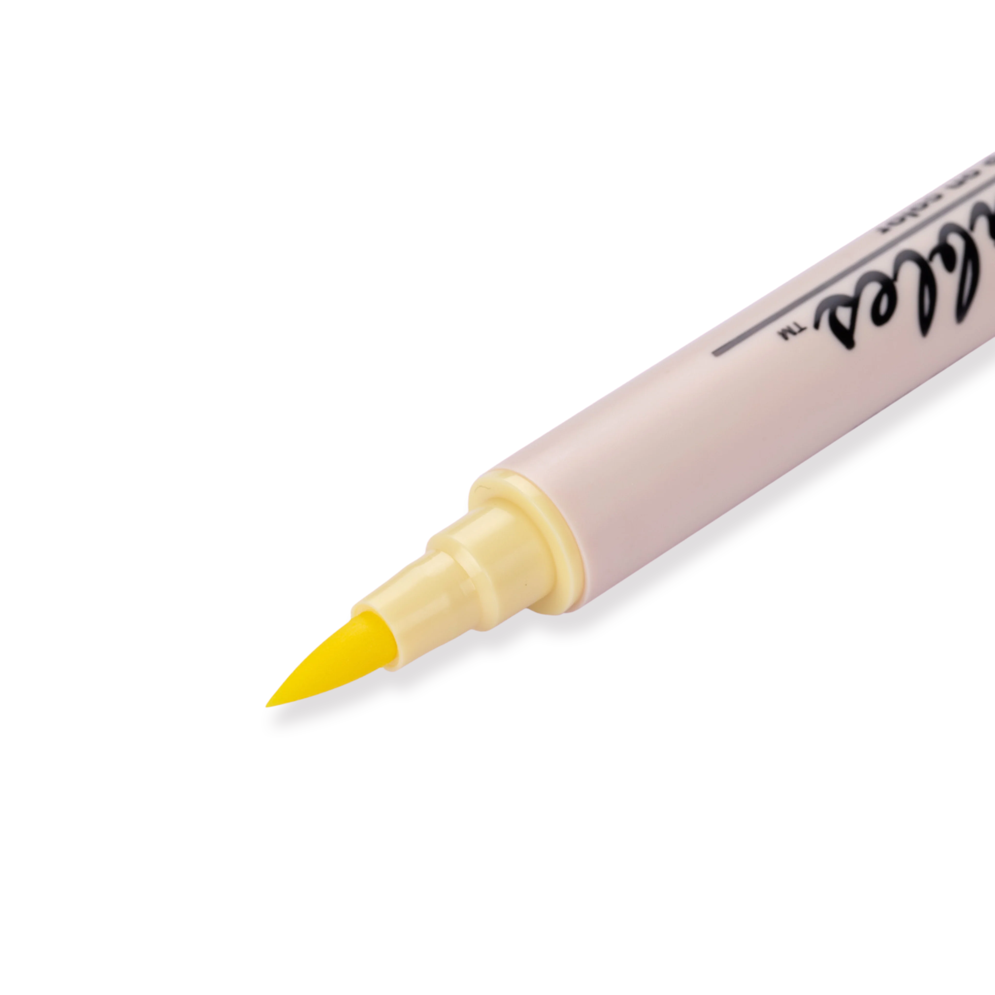 Kuretake Zig Brushables Brush Pen - Pure Yellow 050 - Image 3