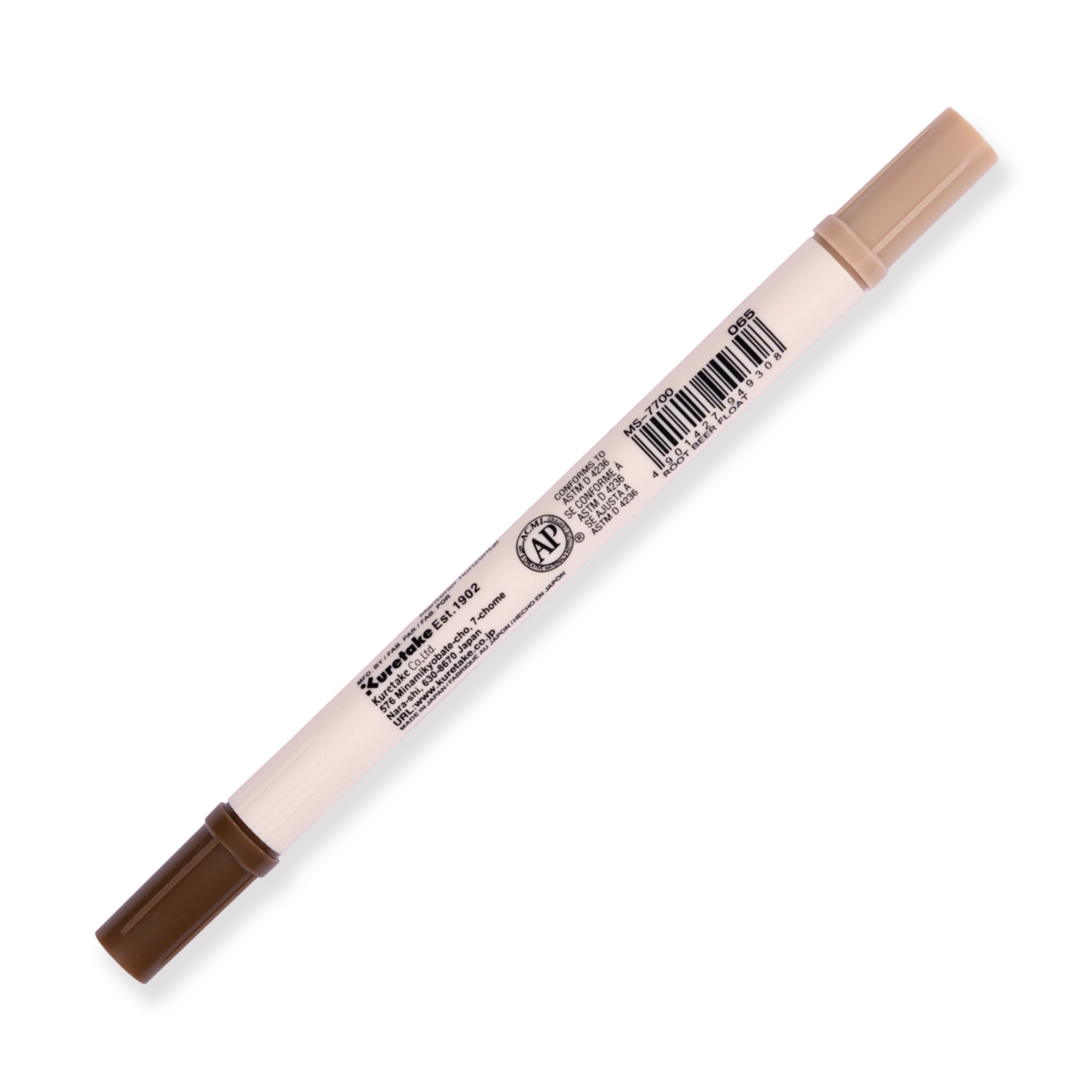 Kuretake Zig Brushables Brush Pen - Root Beer Float 065 - Image 5