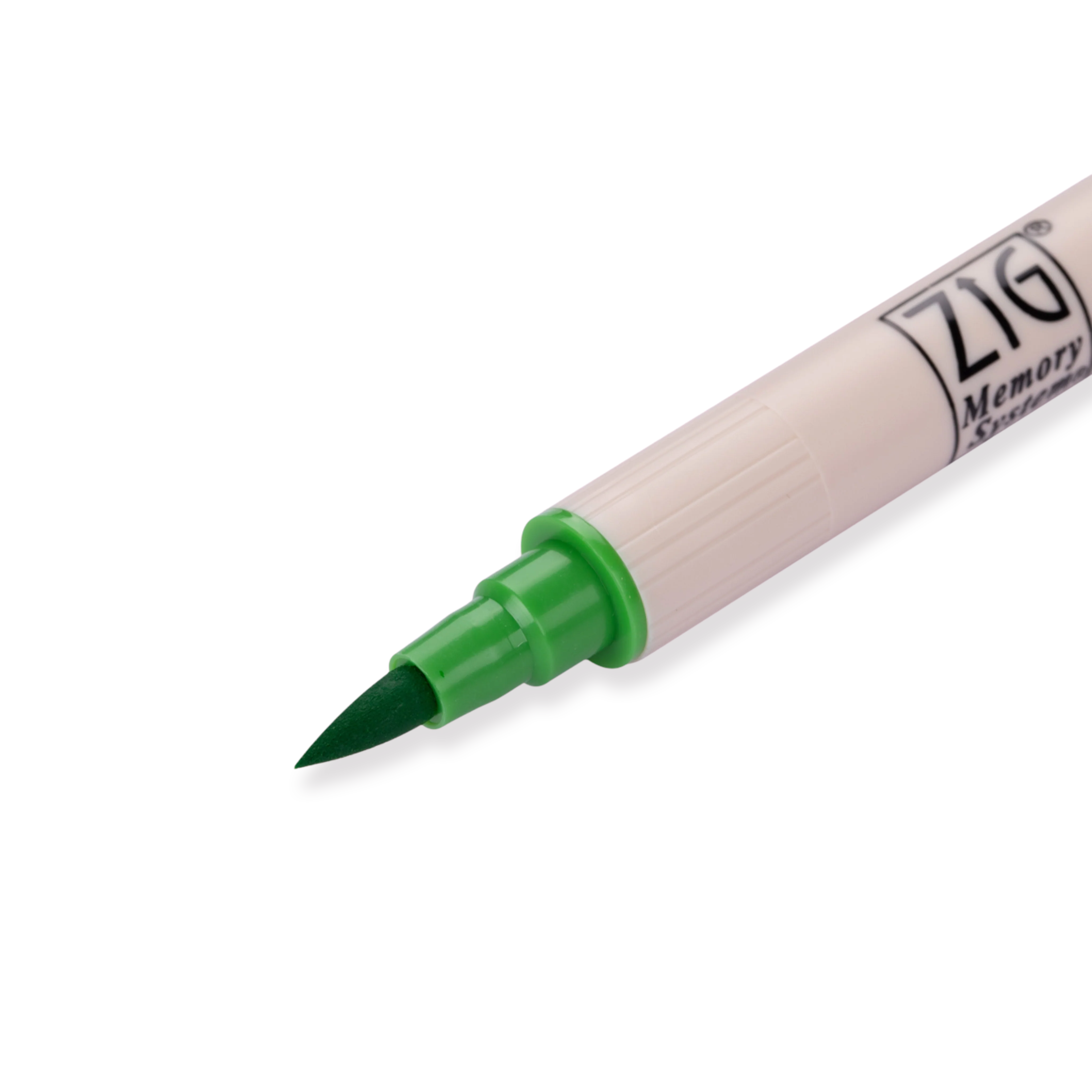 Kuretake Zig Brushables Brush Pen - Spring Green 047 - Image 2