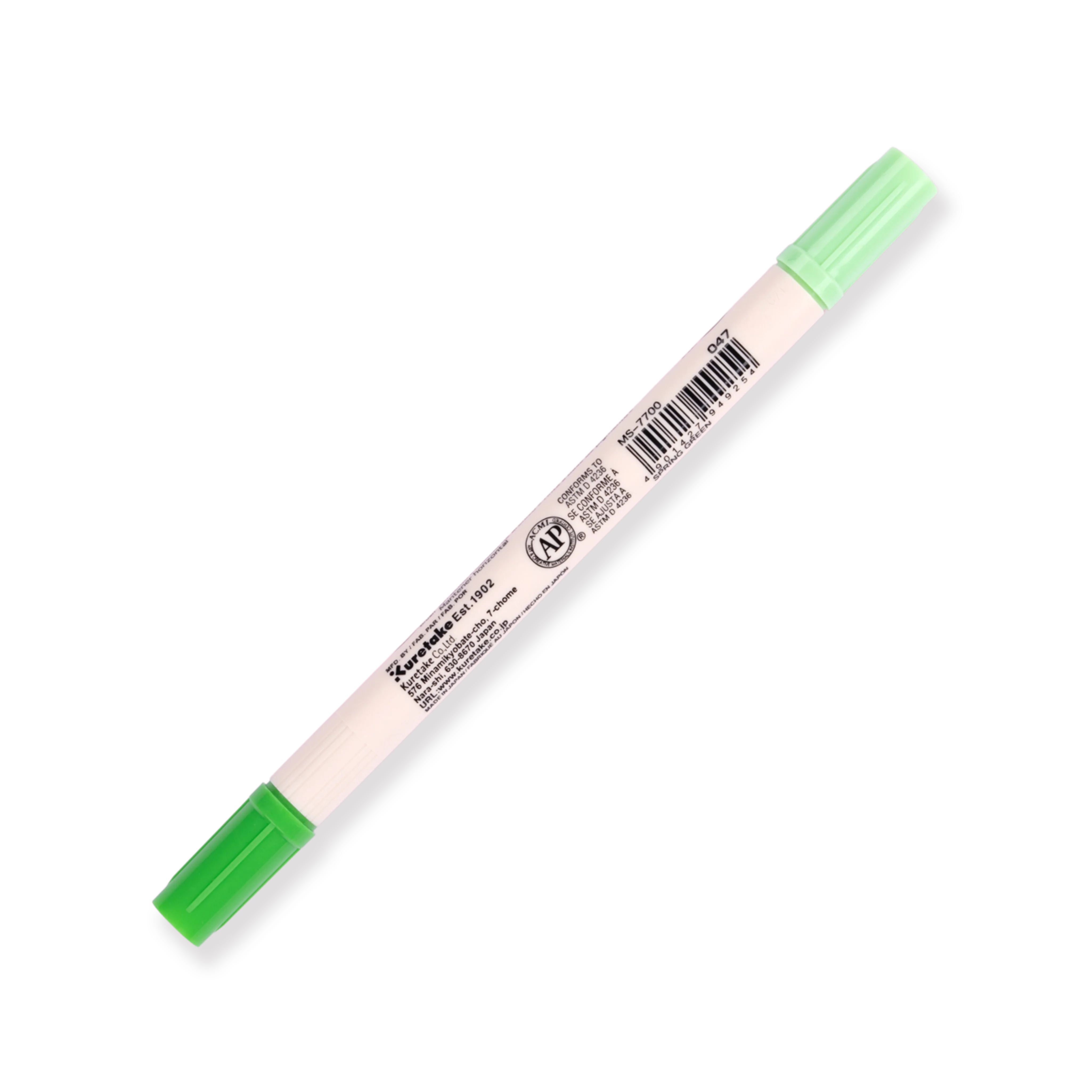 Kuretake Zig Brushables Brush Pen - Spring Green 047 - Image 5