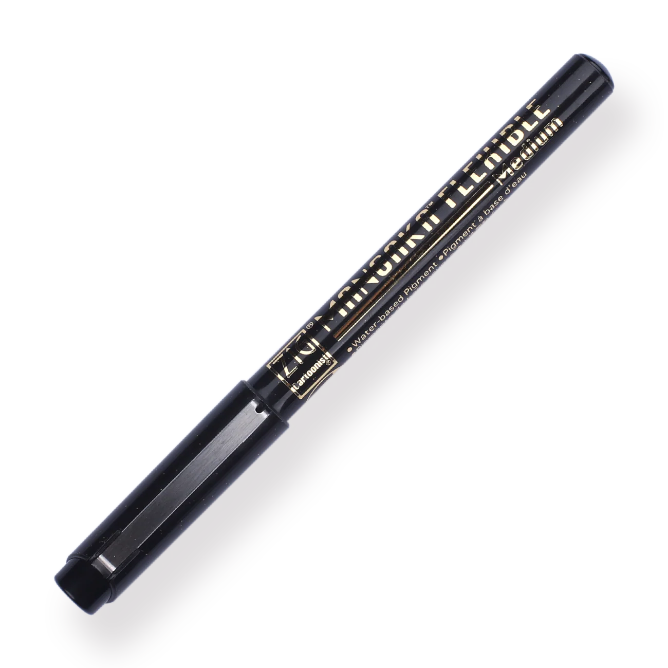 Kuretake ZIG Cartoonist Mangaka Flexible Pen - Medium - Black