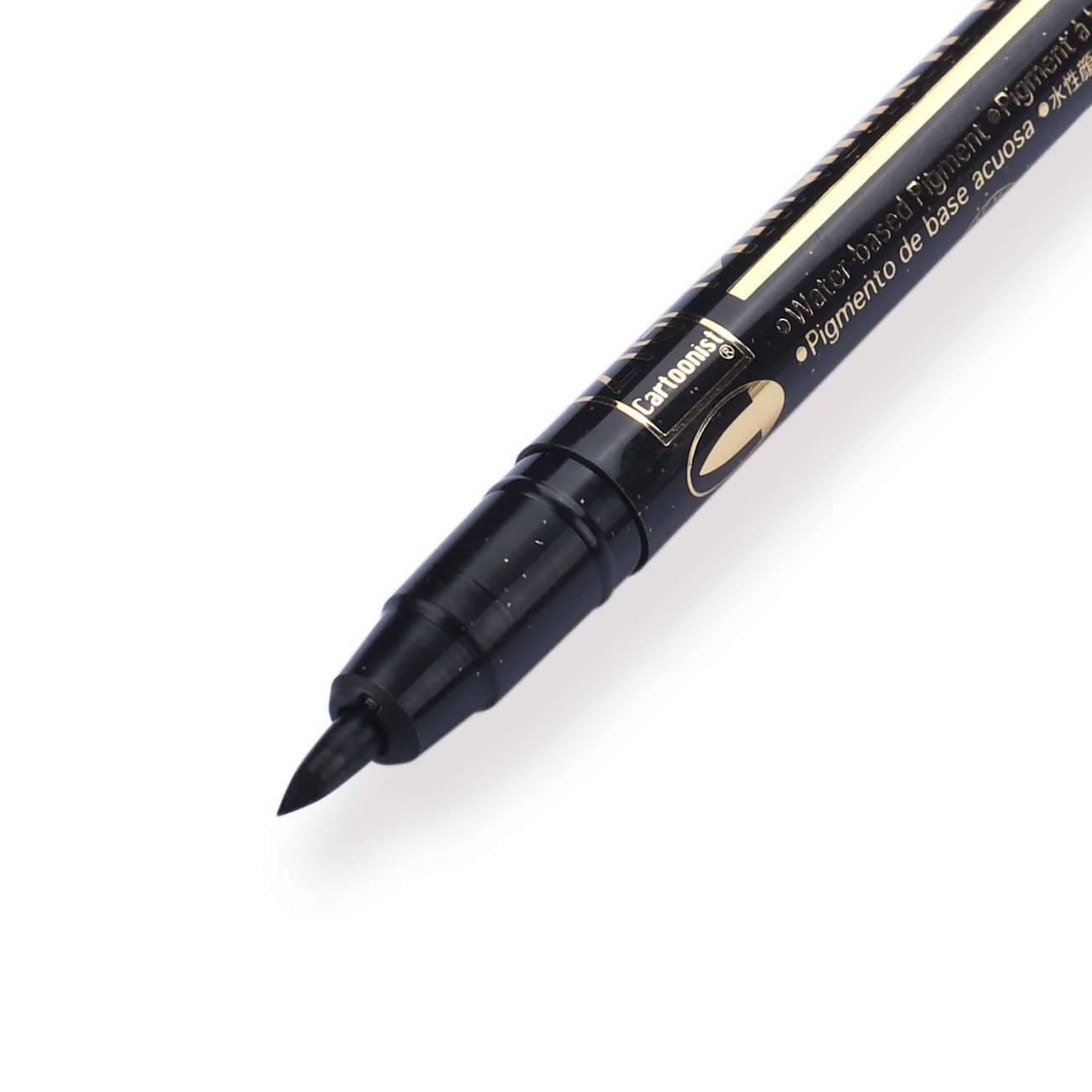 Kuretake ZIG Cartoonist Mangaka Flexible Pen - Medium - Black - Image 2