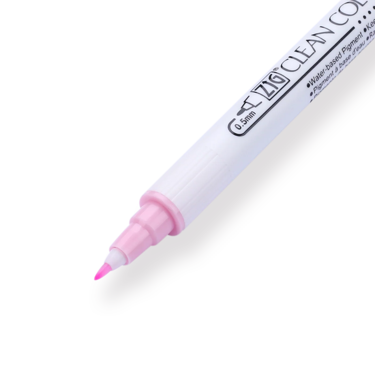 Kuretake ZIG Clean Color Dot Double-Sided Marker - Candy Pink 206 - Image 3