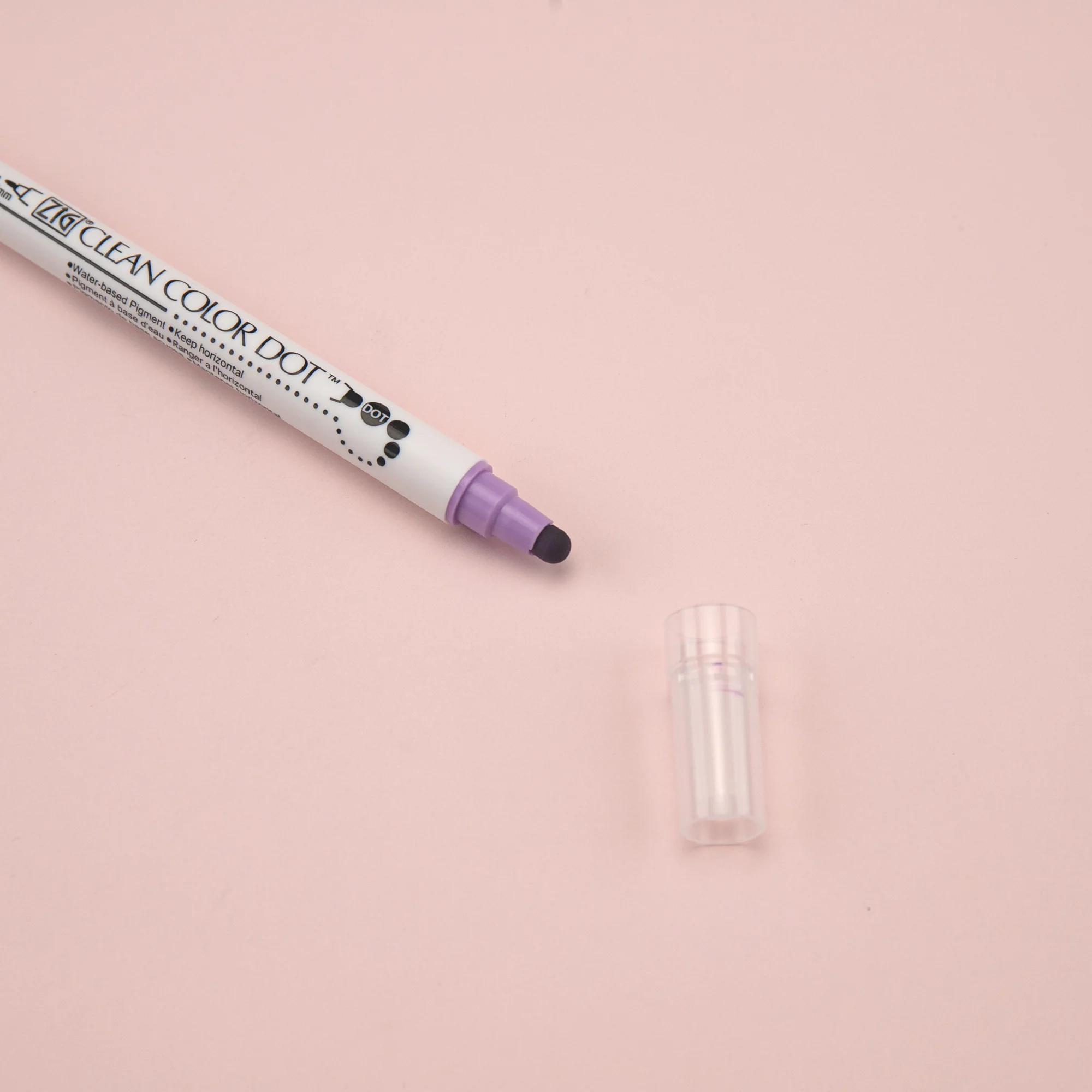 Kuretake ZIG Clean Color Dot Double-Sided Marker - Hyacinth 081 - Image 3