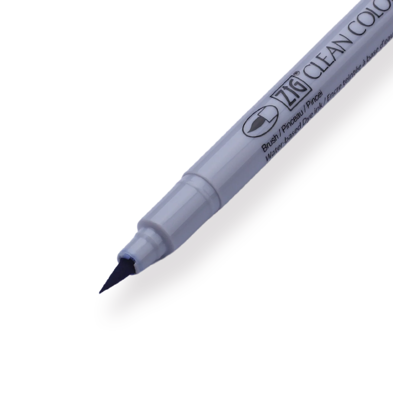 Kuretake ZIG Clean Color FB Felt Tip Brush Pen - Blue - 030 - Image 2