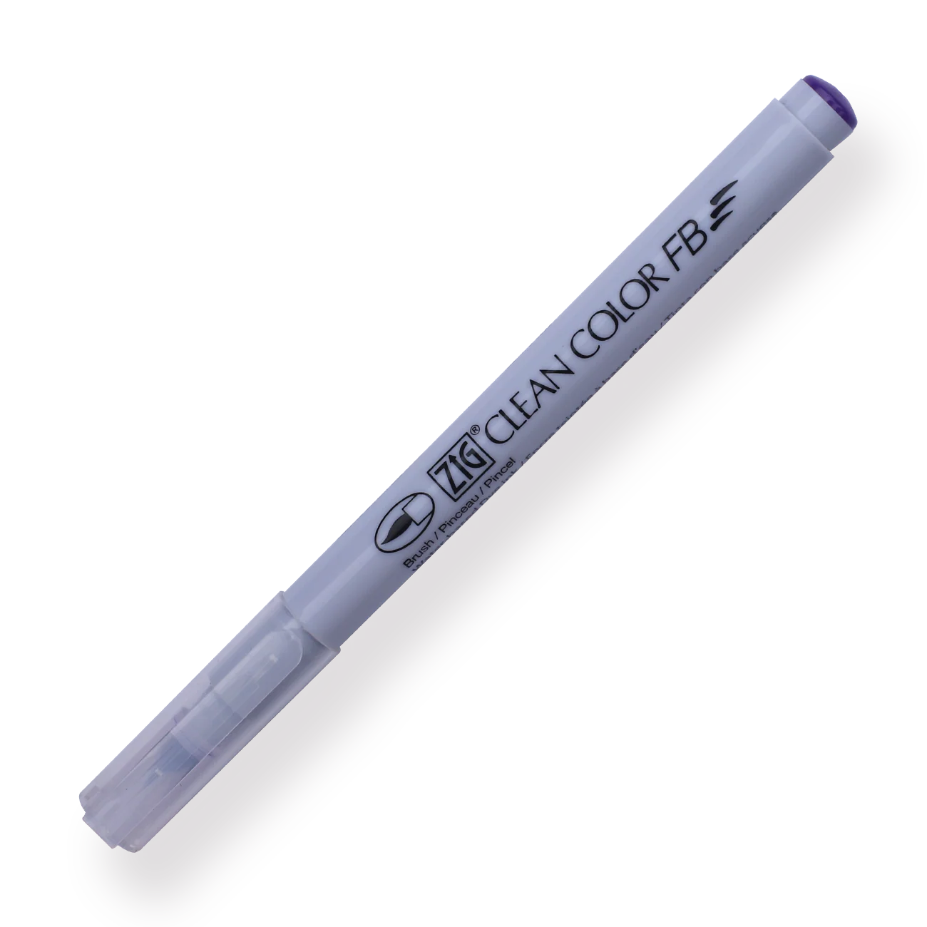 Kuretake ZIG Clean Color FB Felt Tip Brush Pen - Deep Violet - 084
