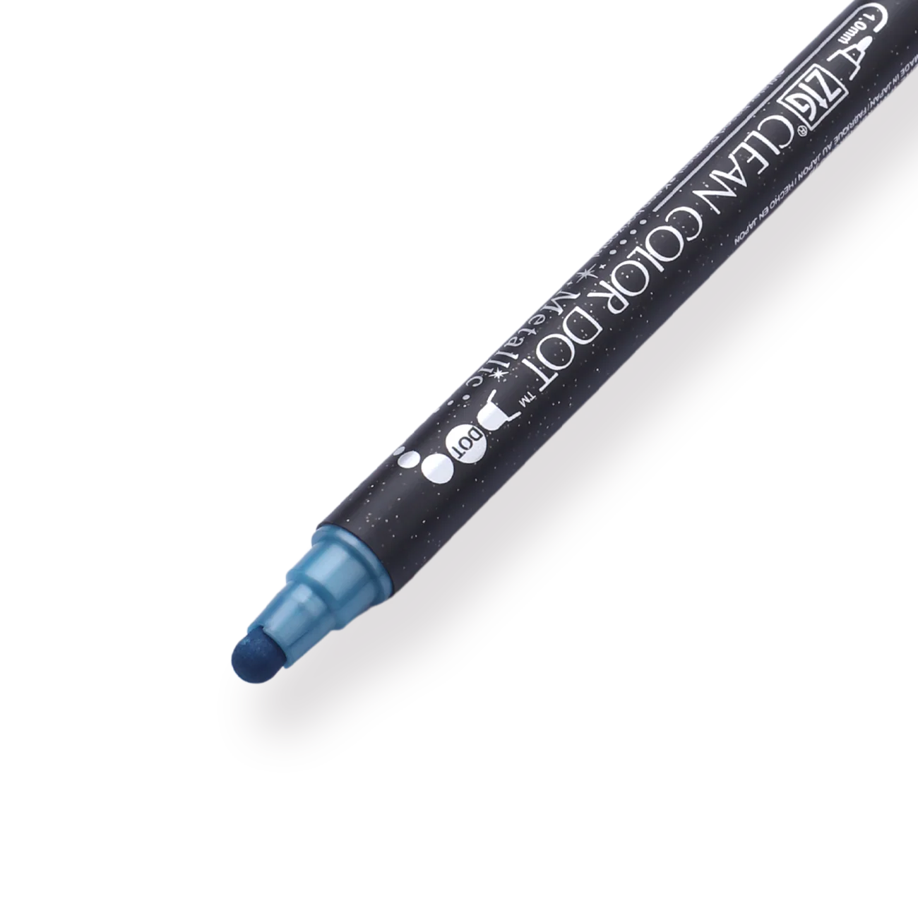 Kuretake Zig Clean Colour Dot Metallic Double-Sided Marker - Blue 125 - Image 2