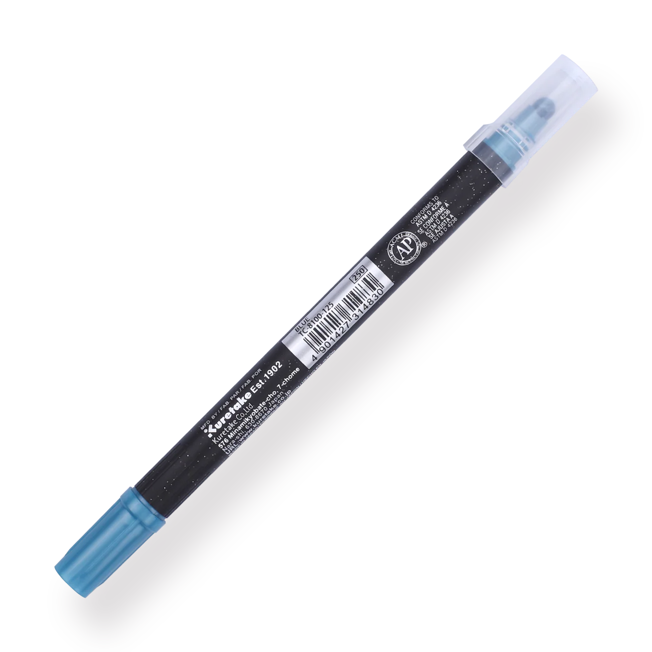 Kuretake Zig Clean Colour Dot Metallic Double-Sided Marker - Blue 125 - Image 4
