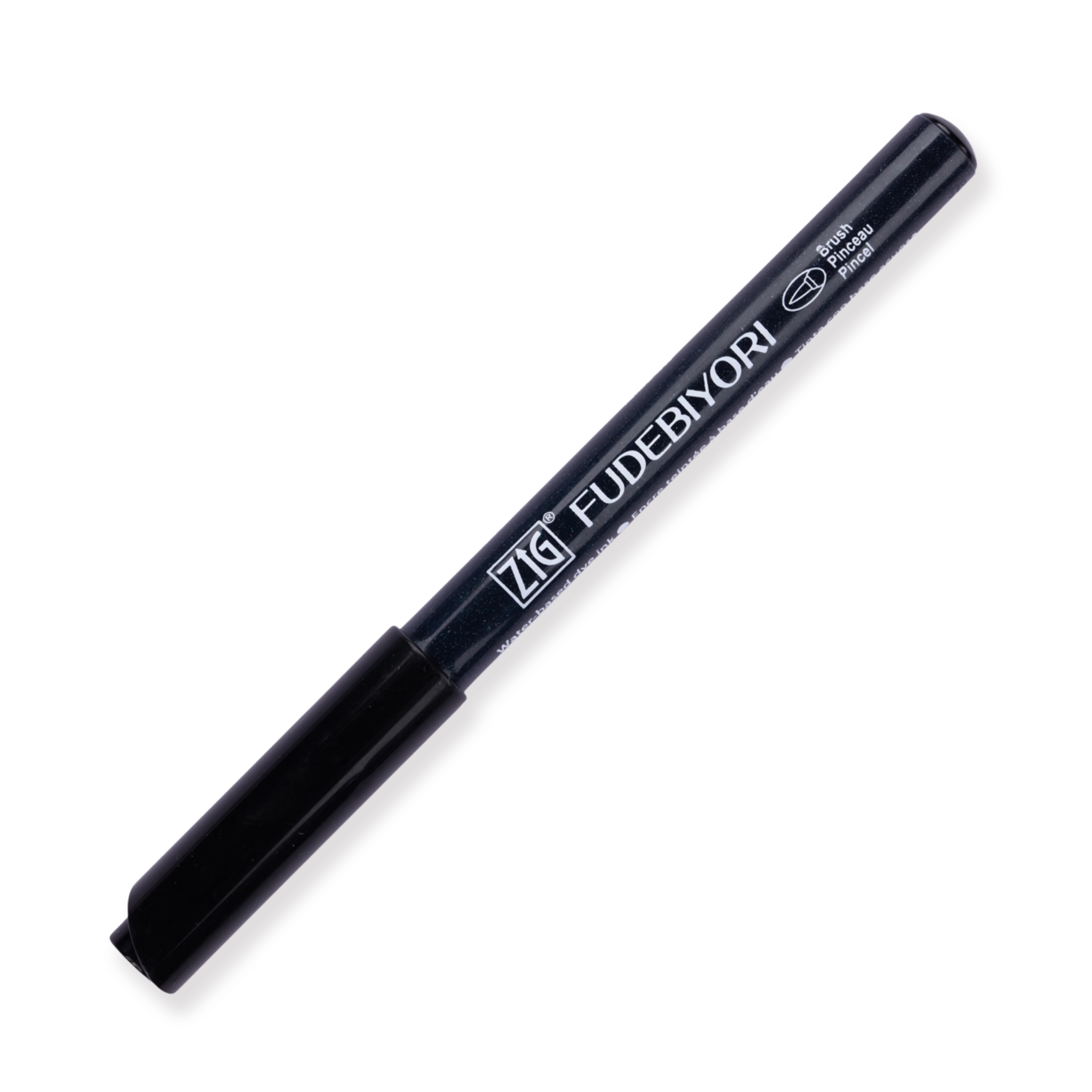 Kuretake Zig Fudebiyori Brush Pen - Black 010