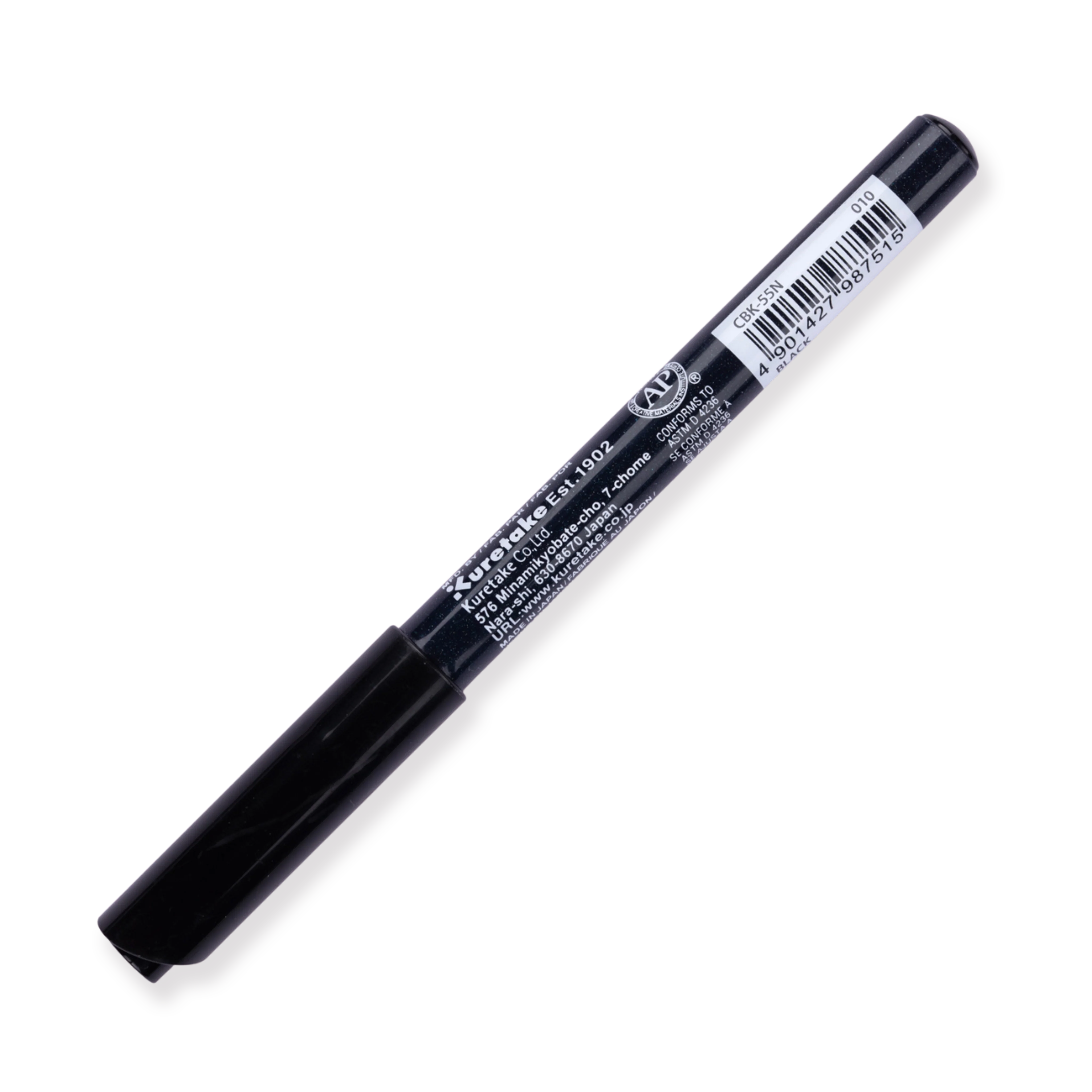 Kuretake Zig Fudebiyori Brush Pen - Black 010 - Image 3