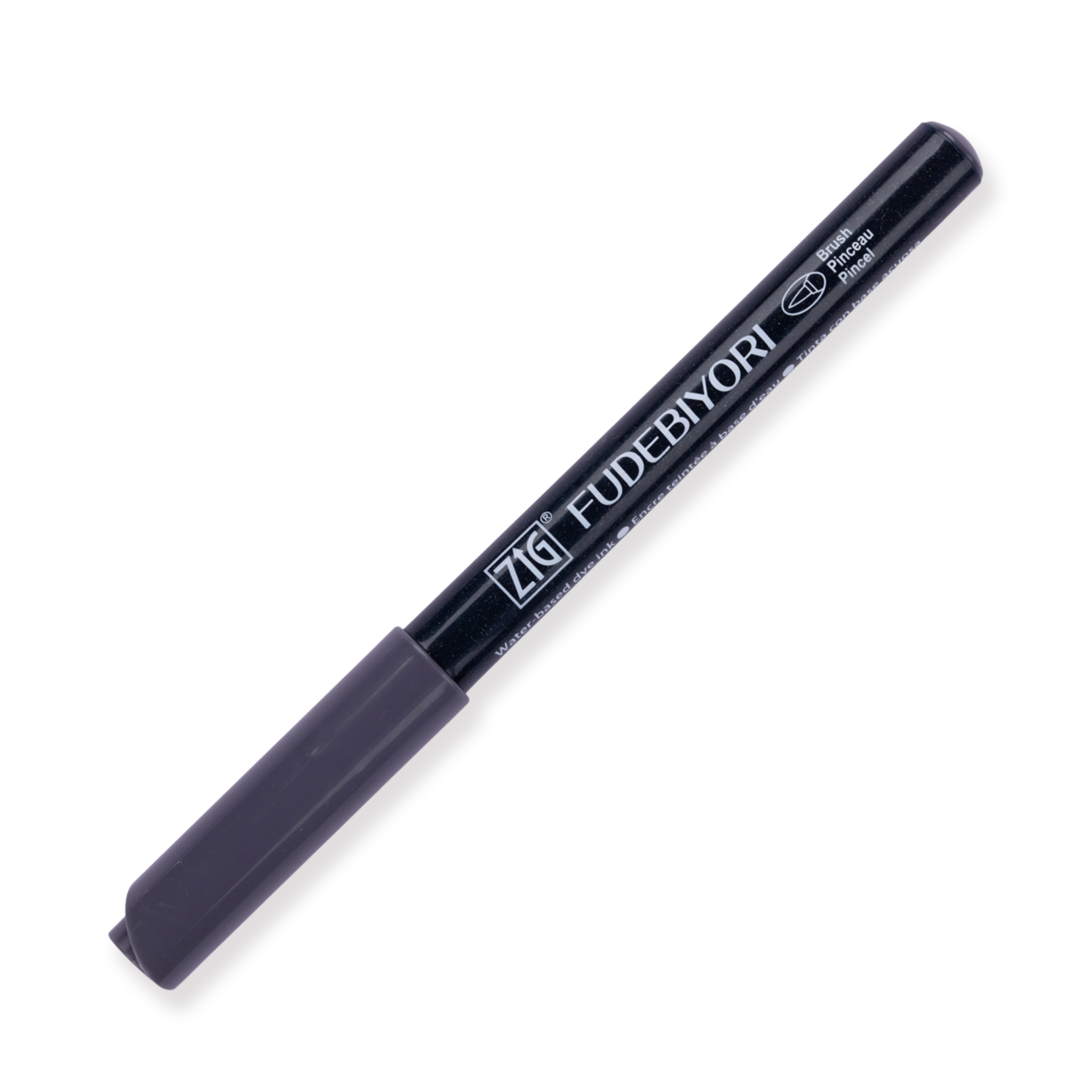 Kuretake Zig Fudebiyori Brush Pen - Gray 090