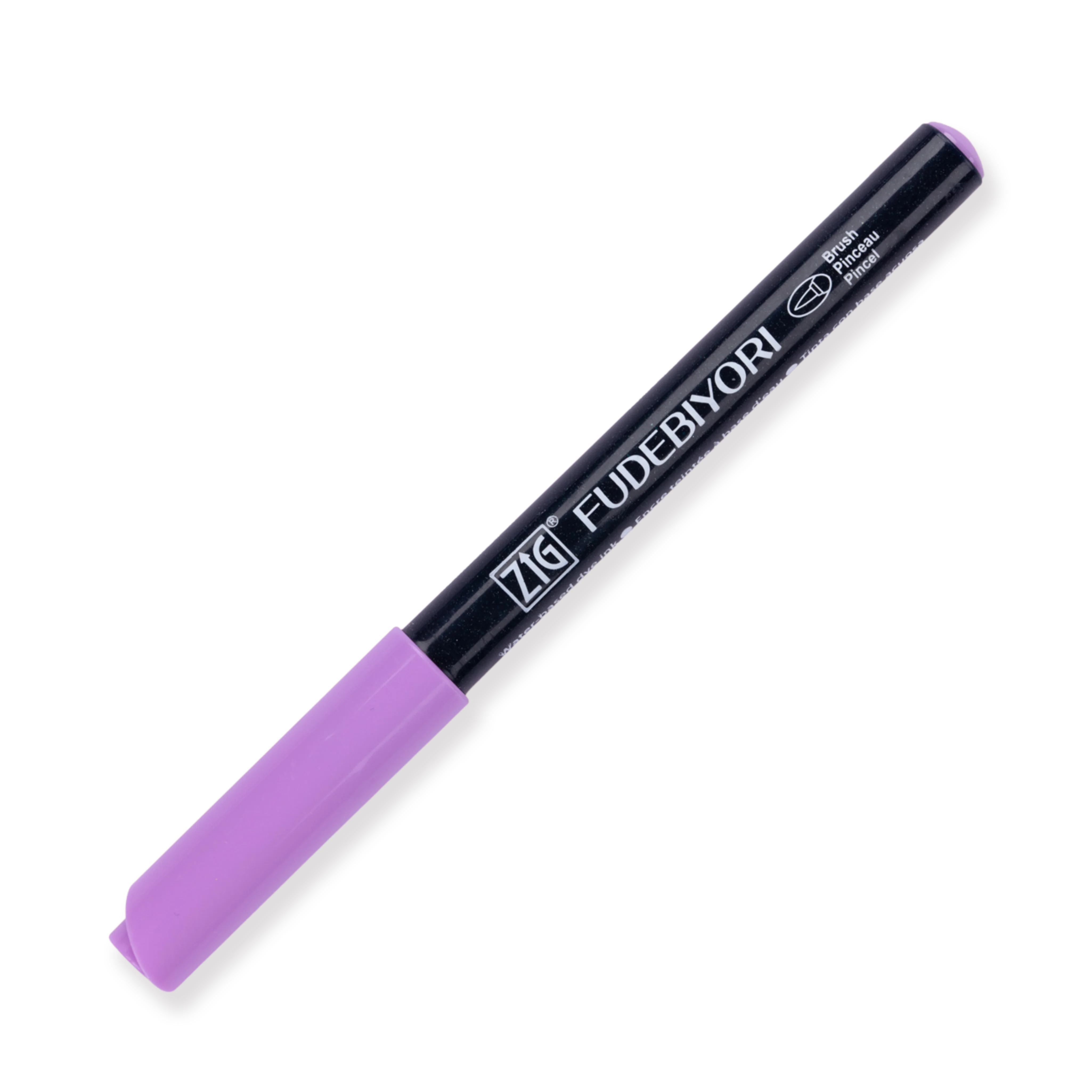 Kuretake Zig Fudebiyori Brush Pen - Light Violet 081
