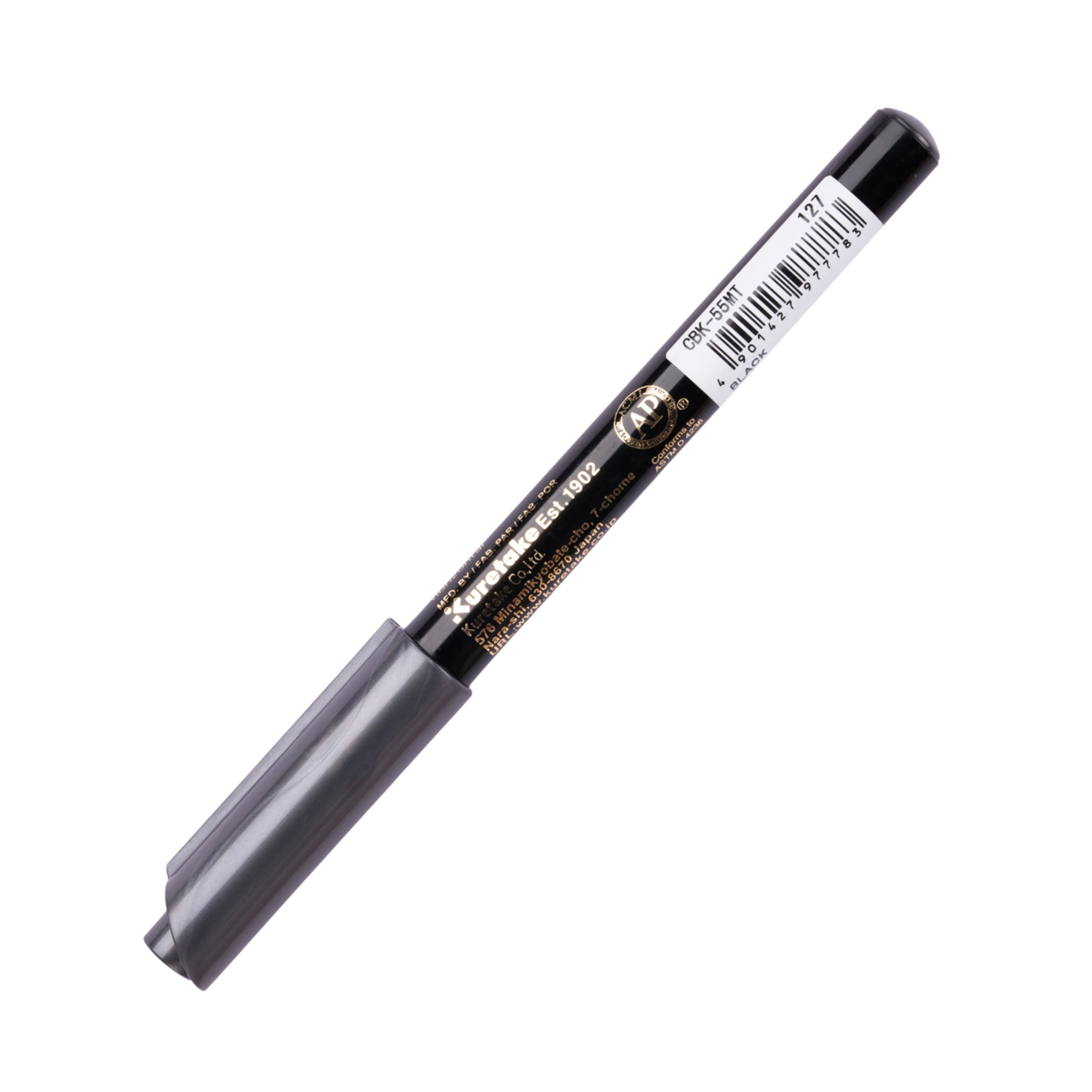 Kuretake Zig Fudebiyori Metallic Brush Pen - Black 127 - Image 3