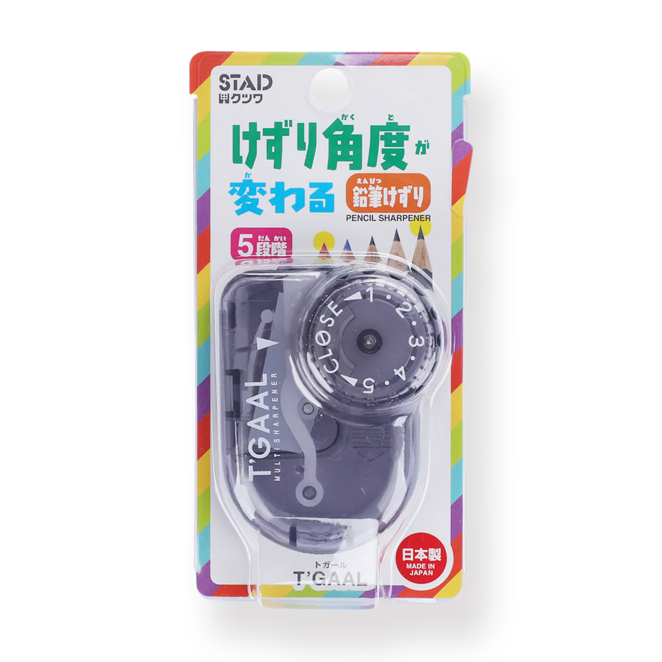 Kutsuwa Multi Pencil Sharpener - Black - Image 3
