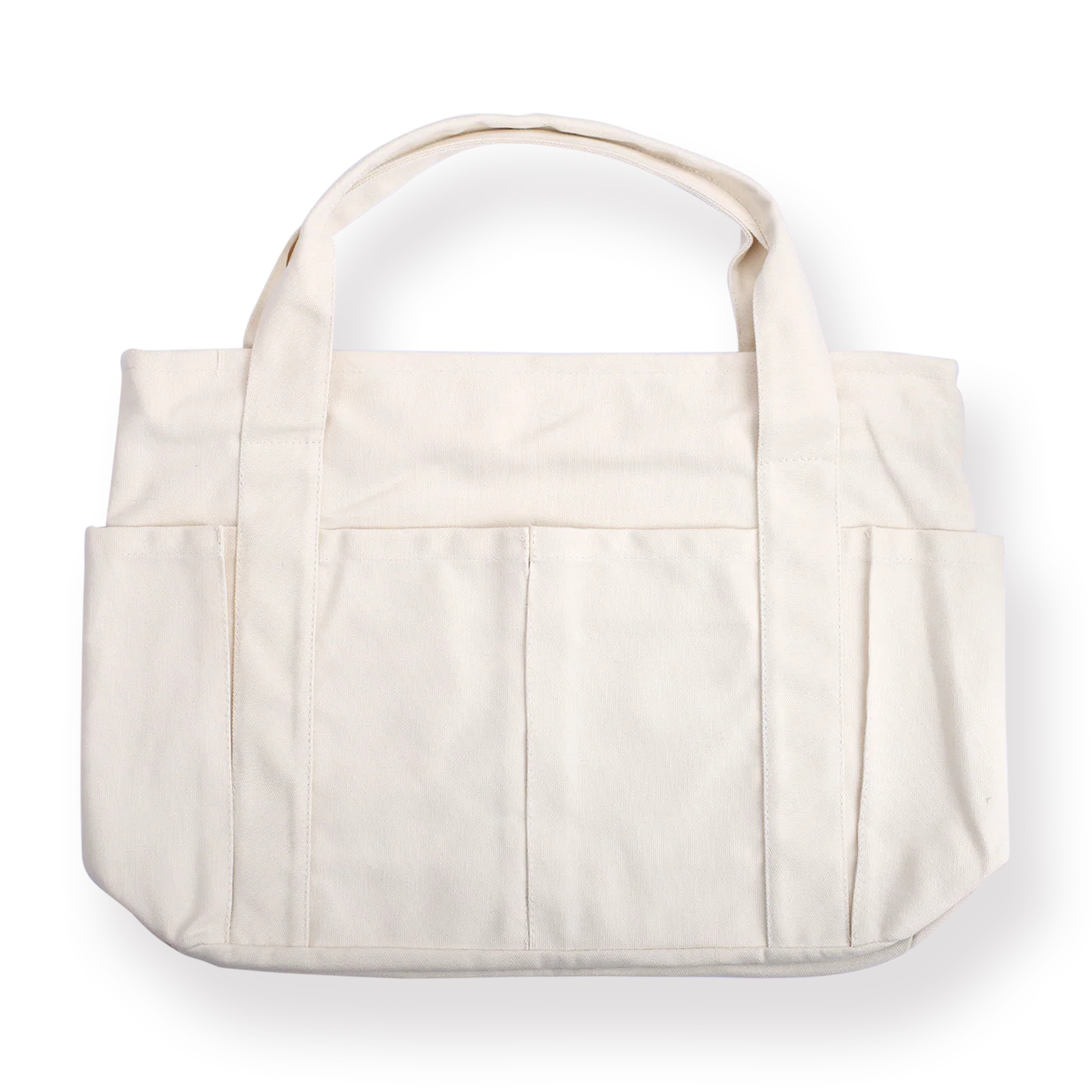 Large Capacity Multi-pocket Tote Bag - White