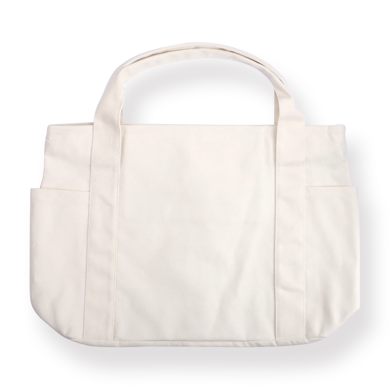 Large Capacity Multi-pocket Tote Bag - White - Image 4