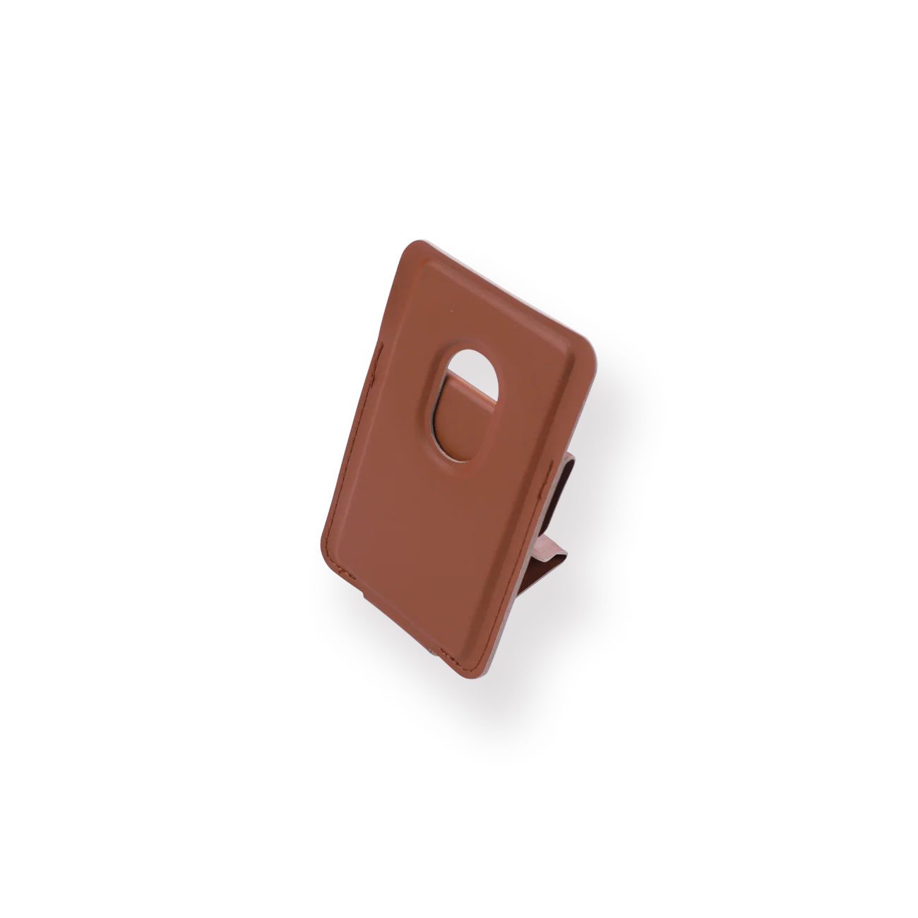 Leather Magnetic Folding Stand - Coffee