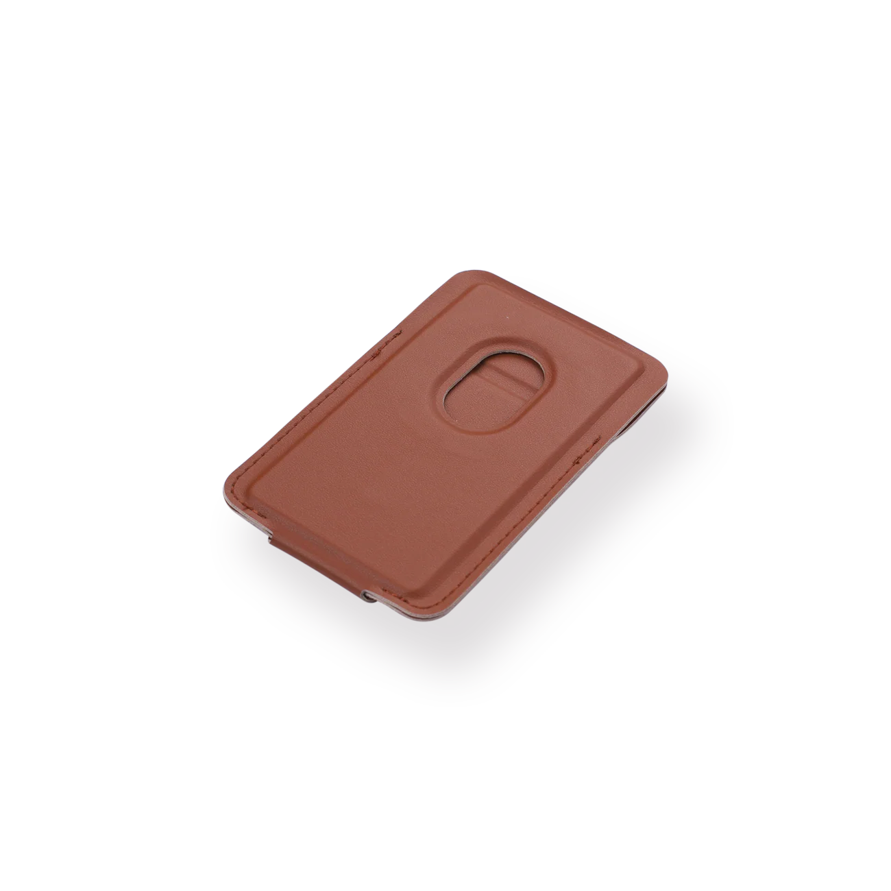 Leather Magnetic Folding Stand - Coffee - Image 2