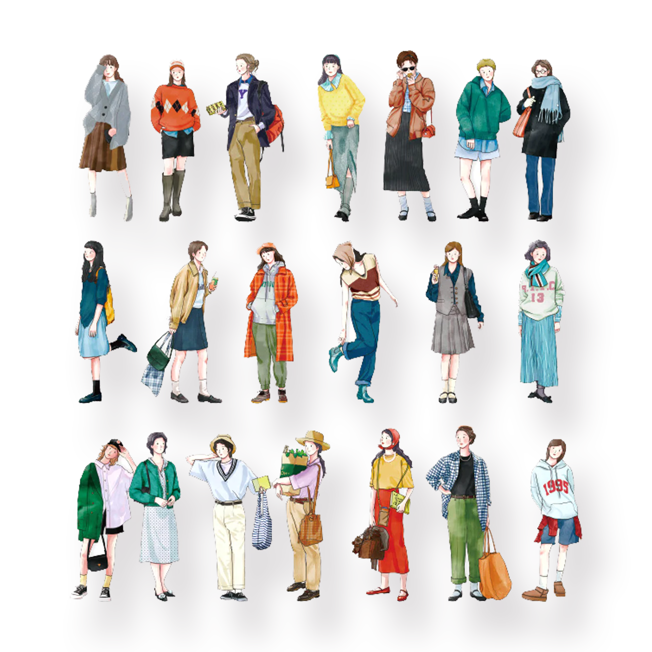 Leisure Time Sticker - Mood Diary Edition - Pack of 20 - Image 2