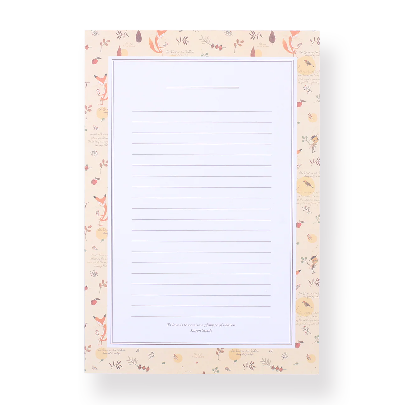 Letter Paper With Envelope - Orange - Image 2