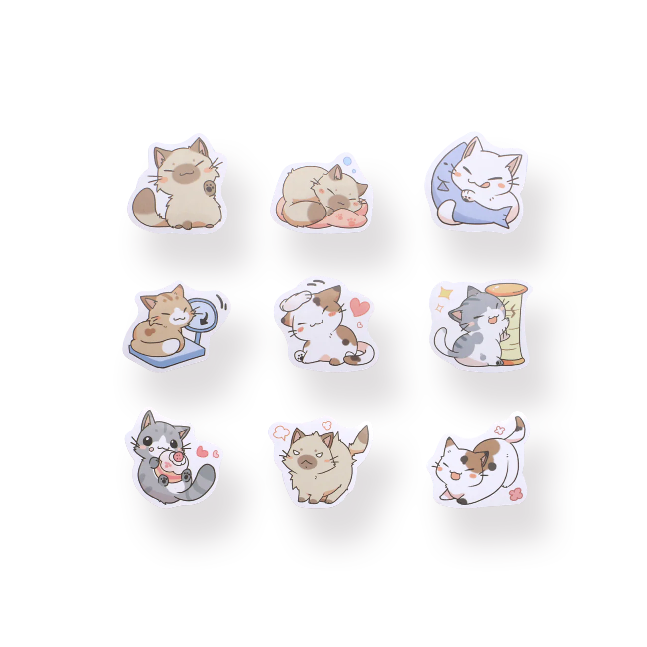 Little Chibi Cat Stickers