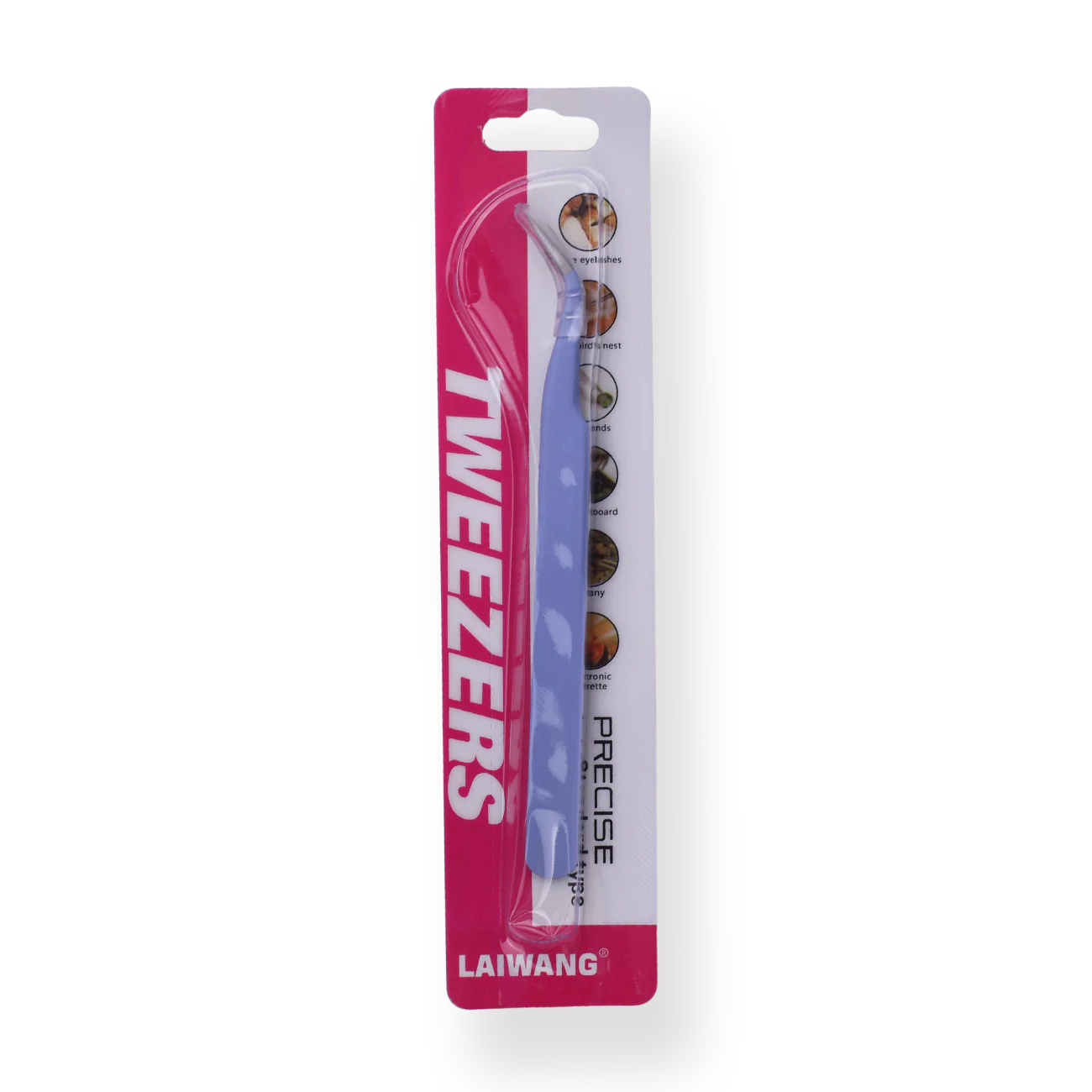 Macaron Curved Pointed Tweezer - Purple - Image 4