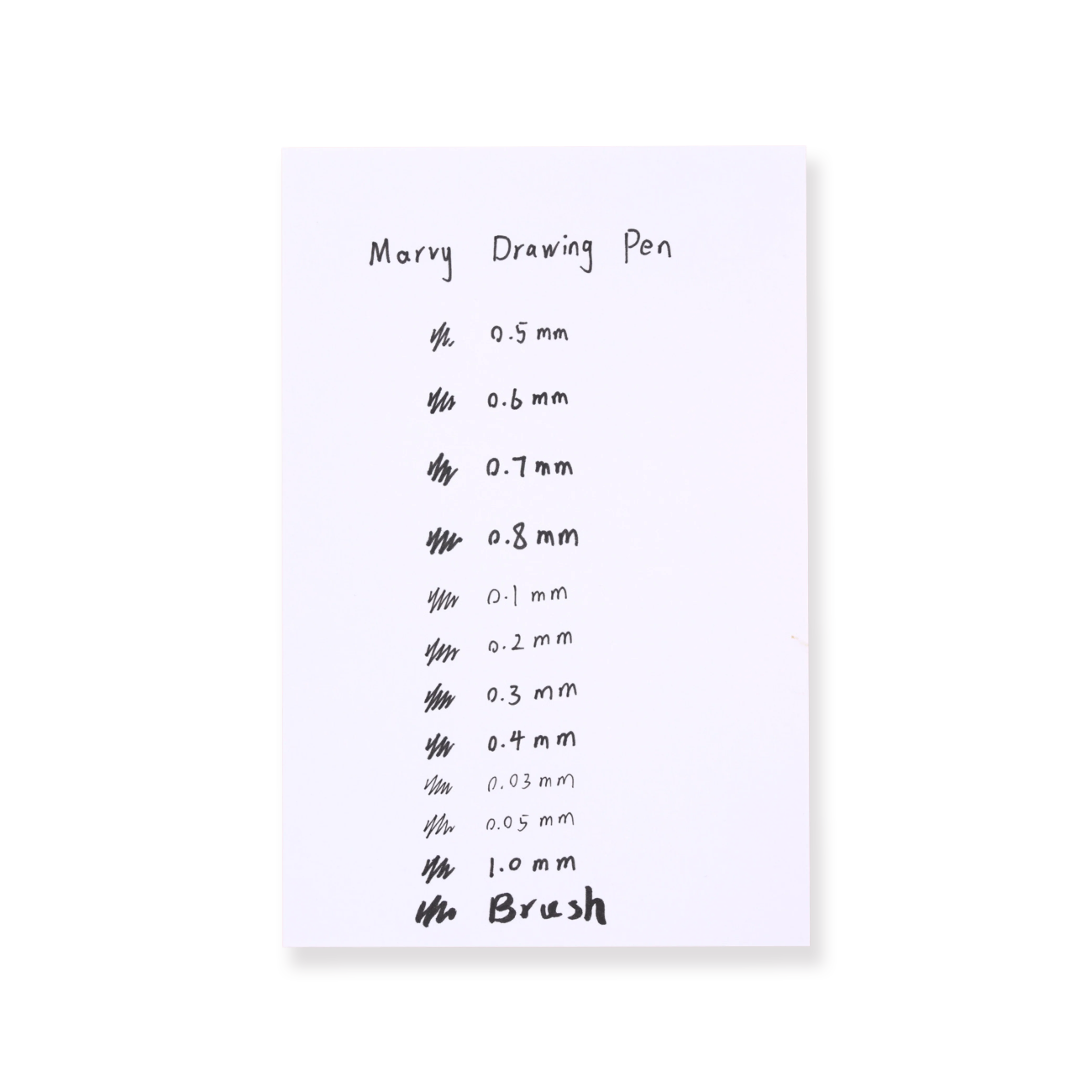 Marvy Drawing Pen - Black - 0.05 mm - Image 6