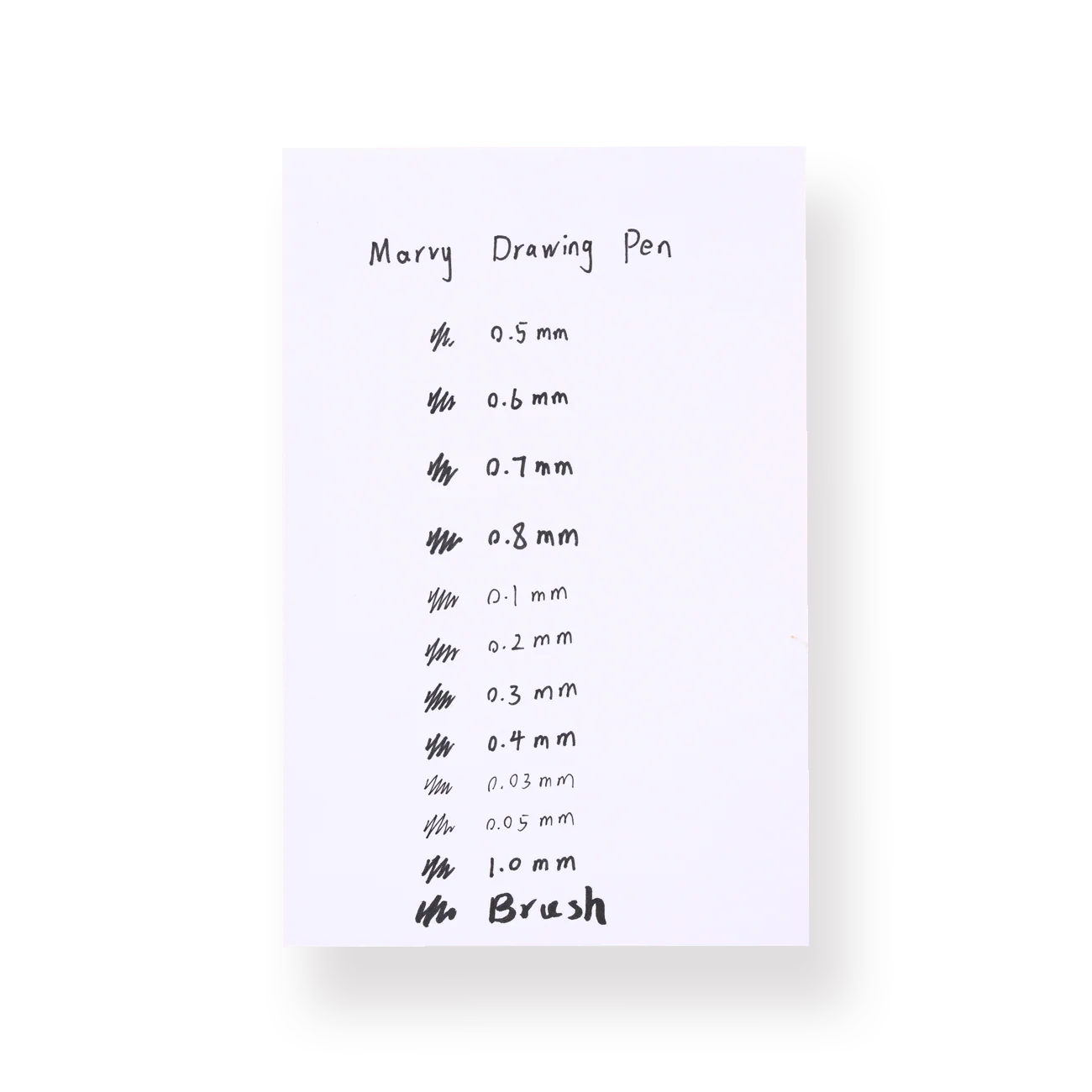Marvy Drawing Pen - Black - 1.0 mm - Image 6