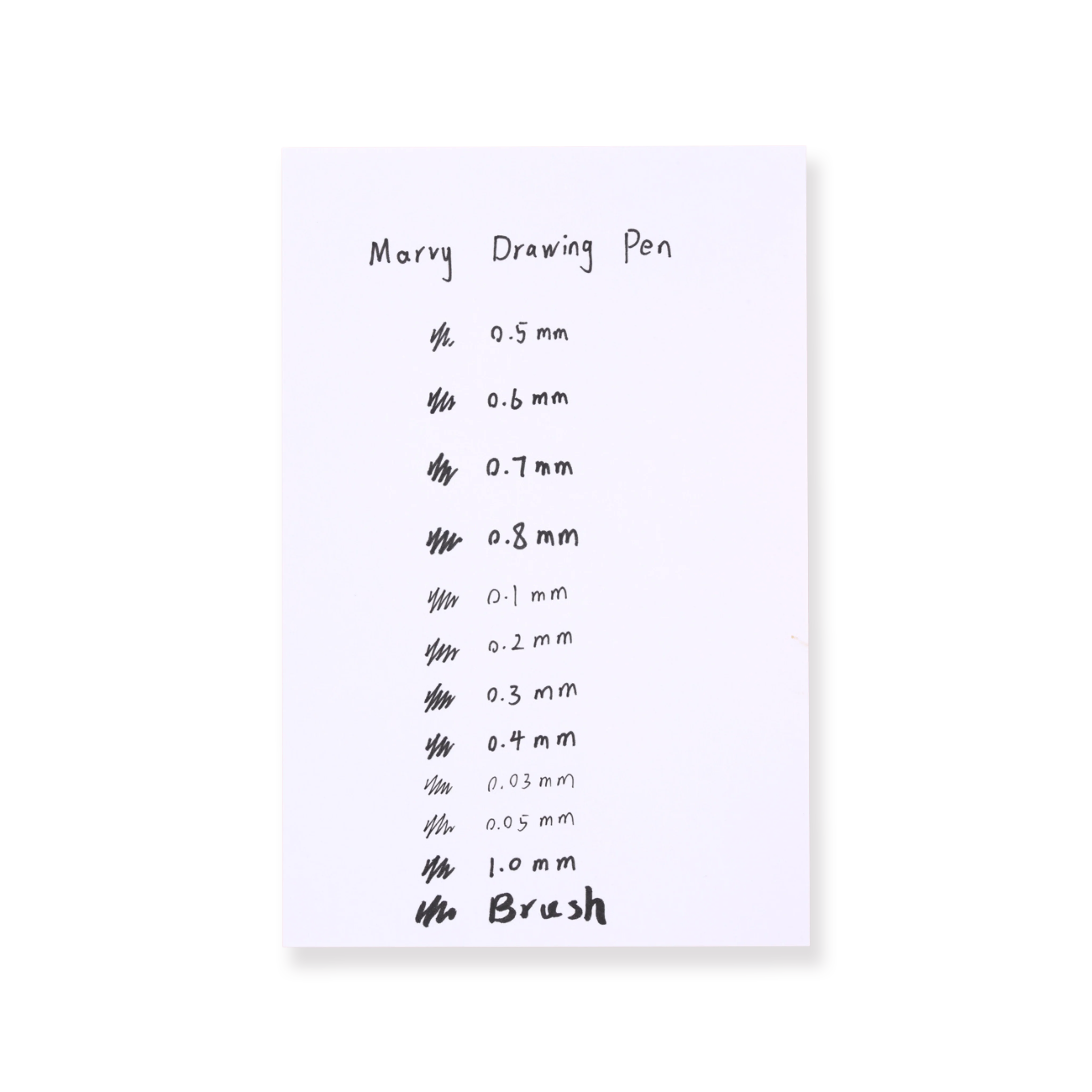 Marvy Drawing Pen - Black - Brush - Image 6
