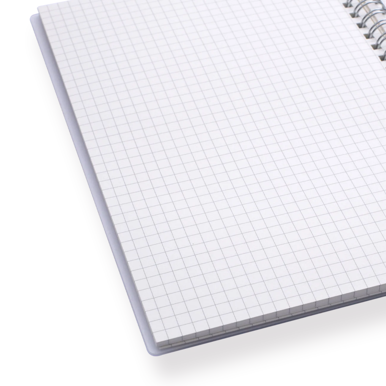 Matte Cover Spiral Notebook - A5 - Grid - Image 2