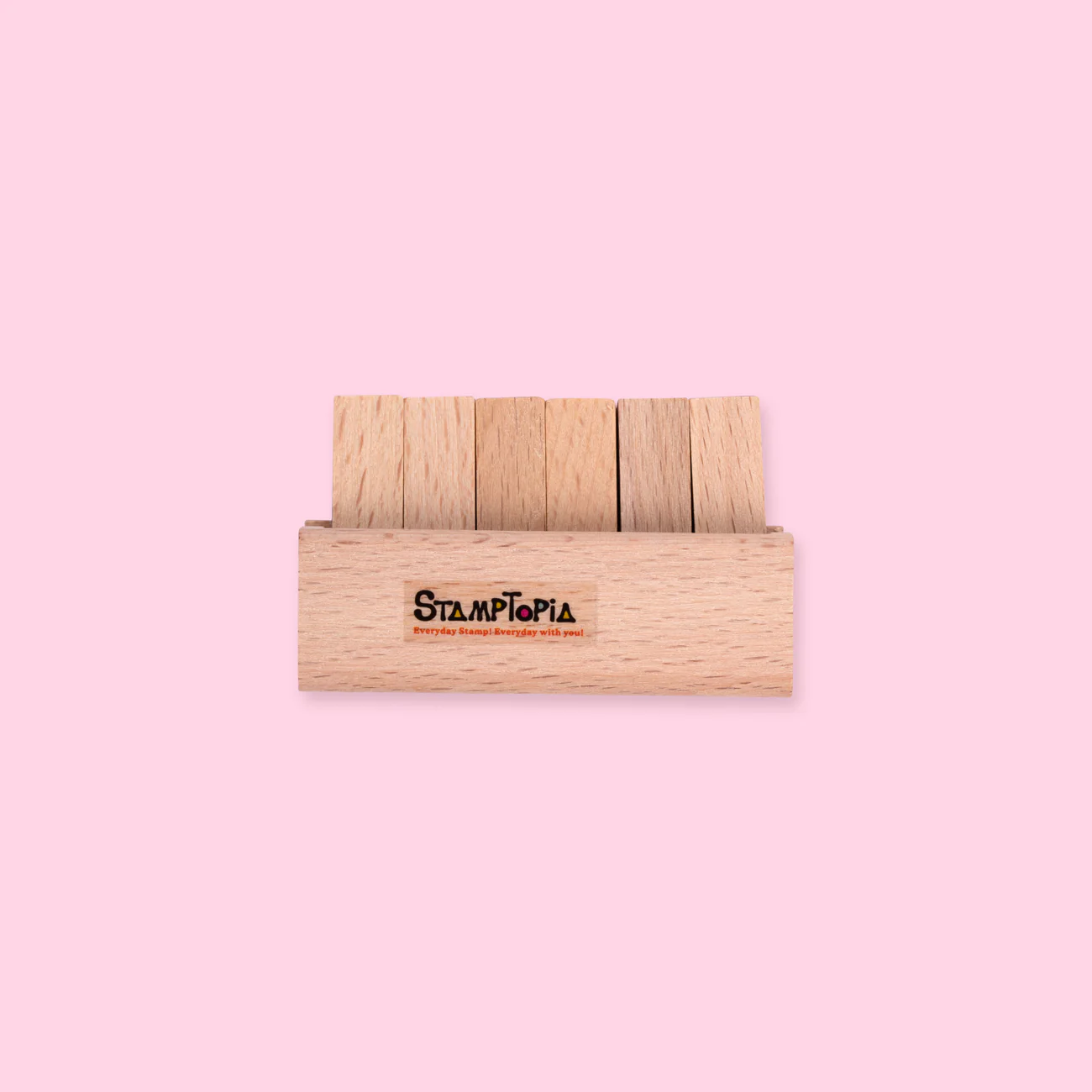 Mini Love Wooden Stamps - Set of 12 - Image 3