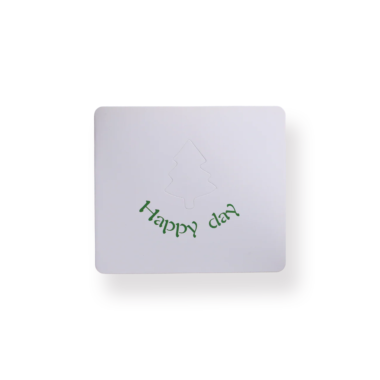 Mini Hollow Out Greeting Card - Tree