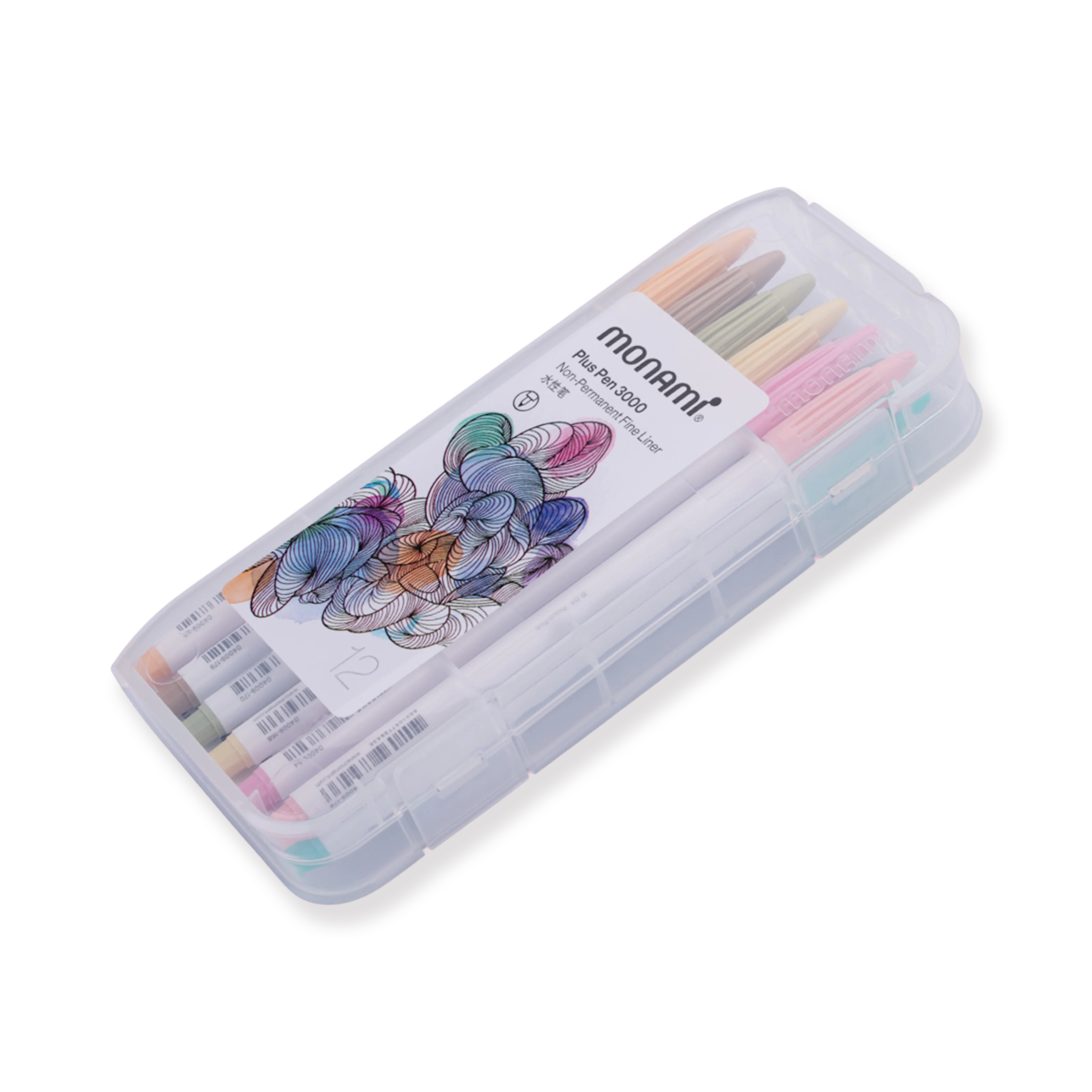 Monami Plus Pen 3000 - Cream Color - Set of 12