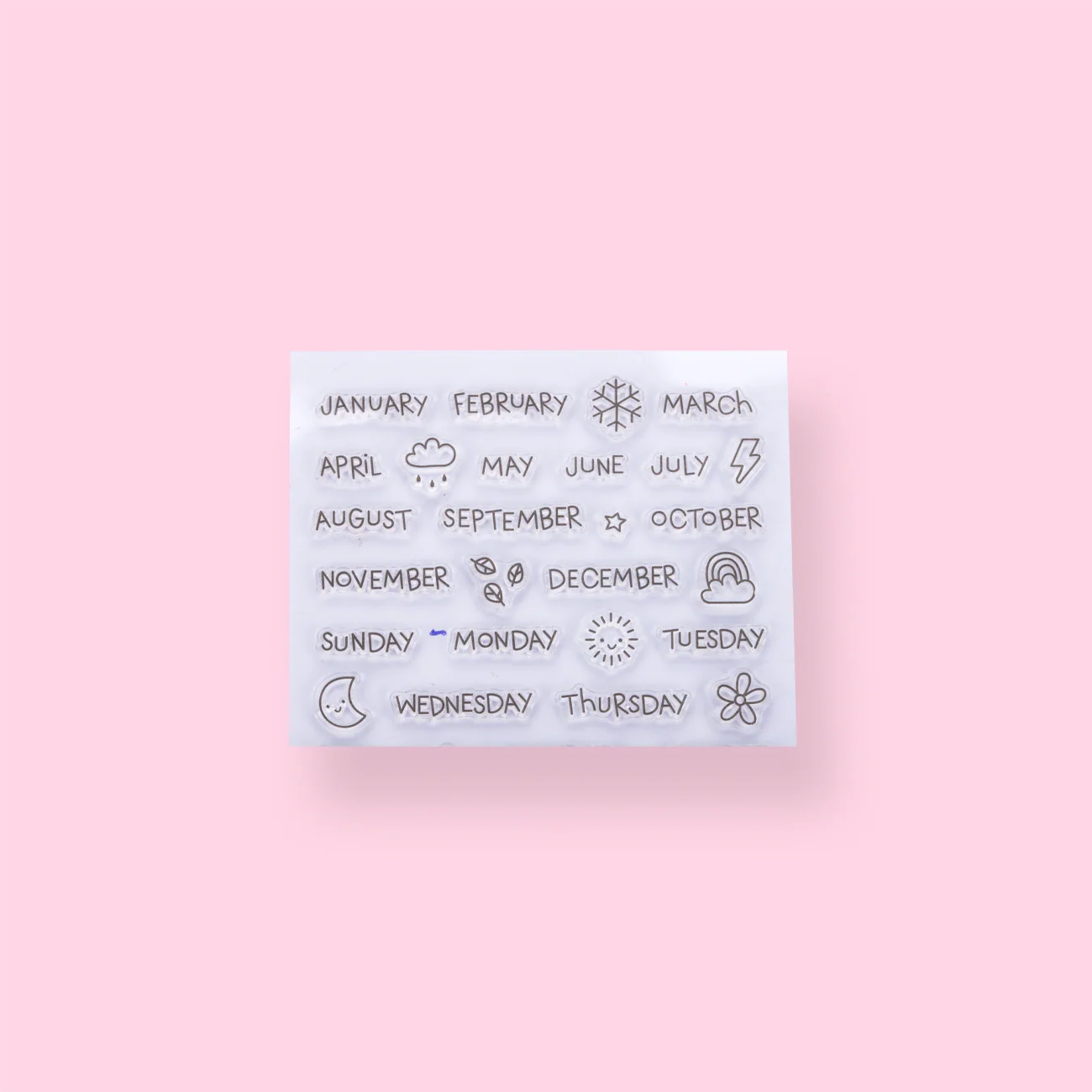 Monthly Clear Stamp - Image 3