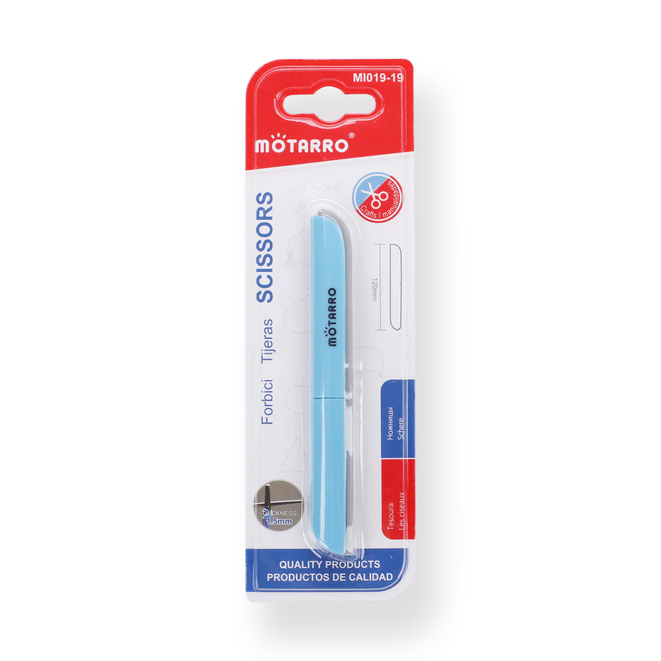 Motarro Foldable Scissors - Blue / Pink - Image 5