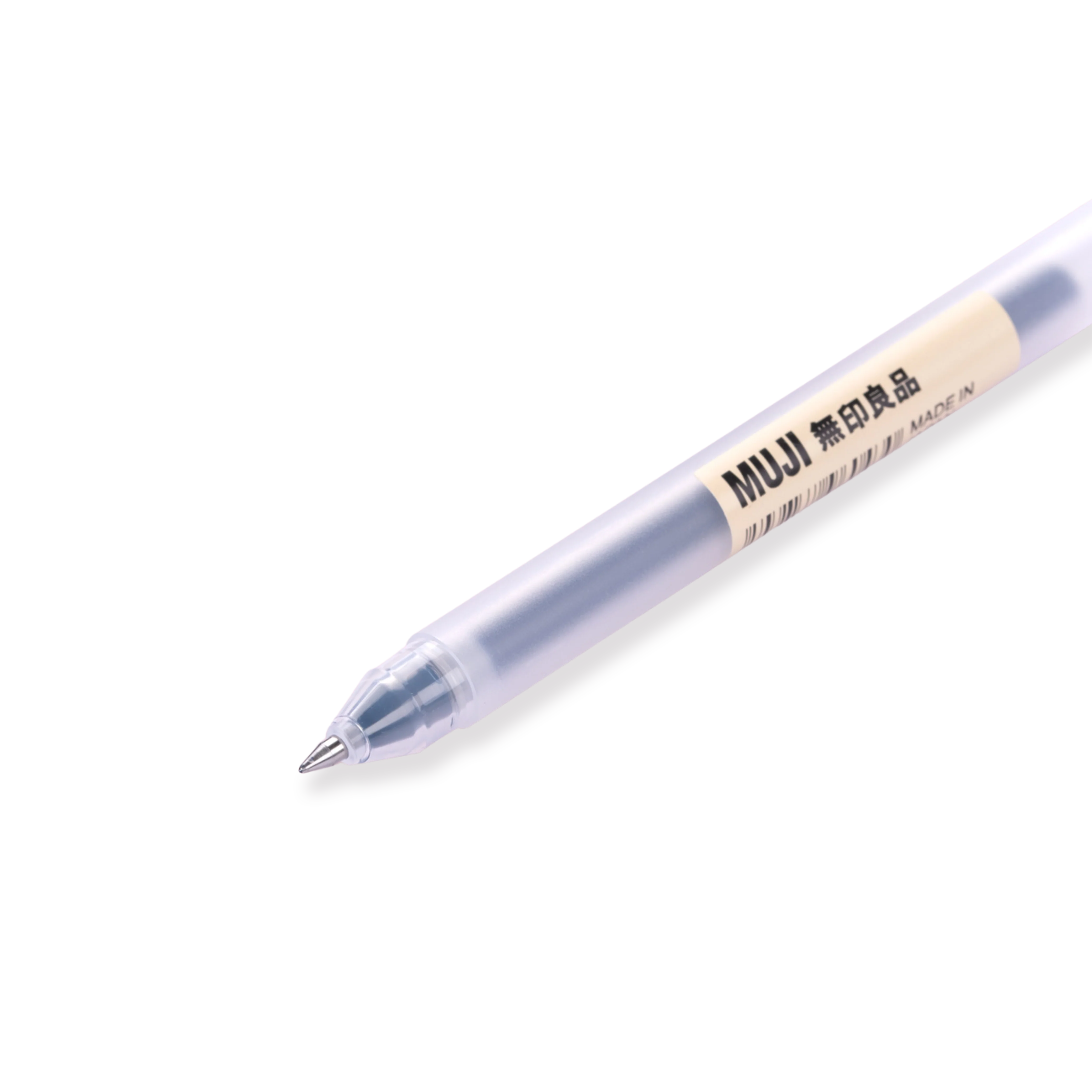 Muji Cap Type Gel Ink Pen - 0.5 mm - Blue Black - Image 2
