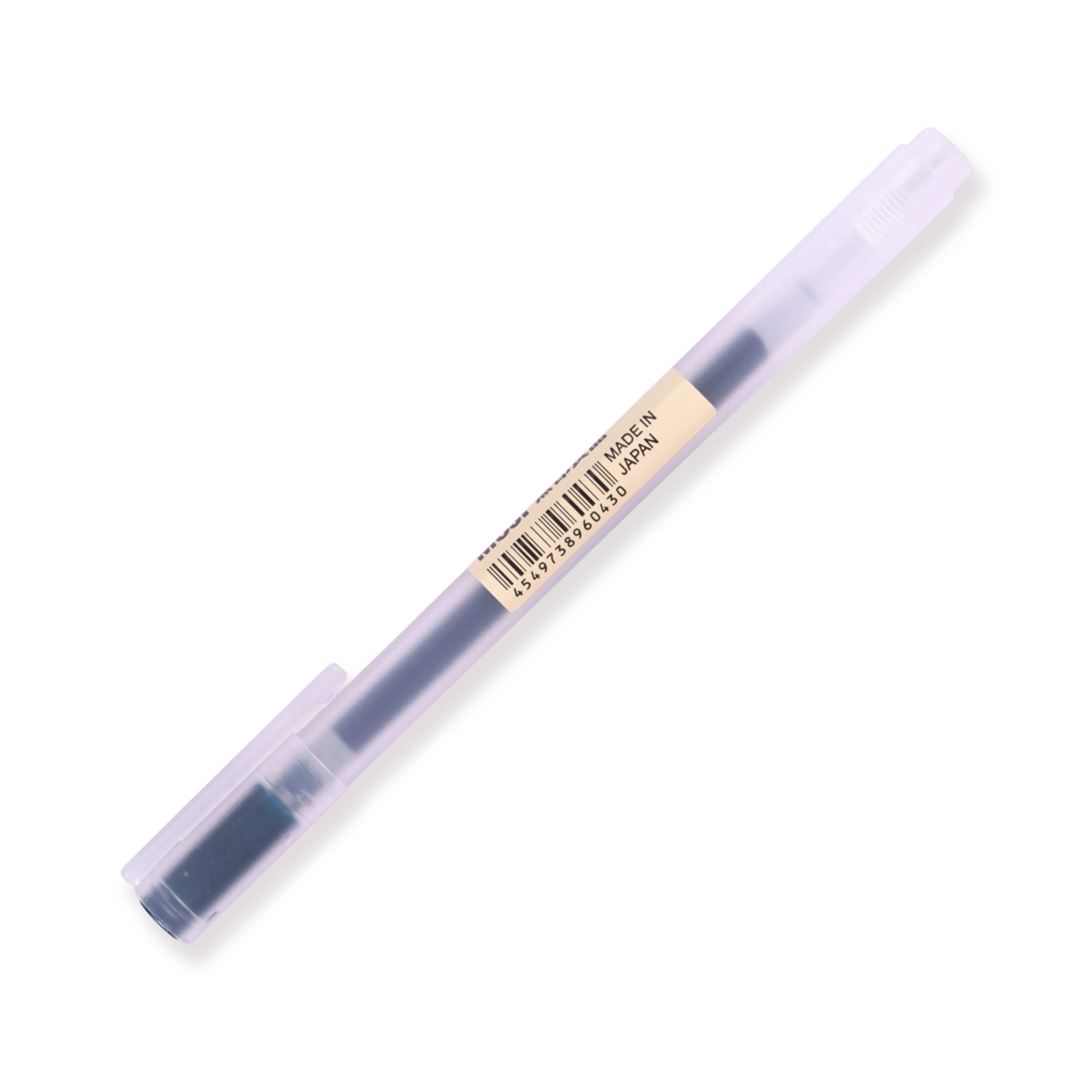 Muji Cap Type Gel Ink Pen - 0.5 mm - Blue Black - Image 5