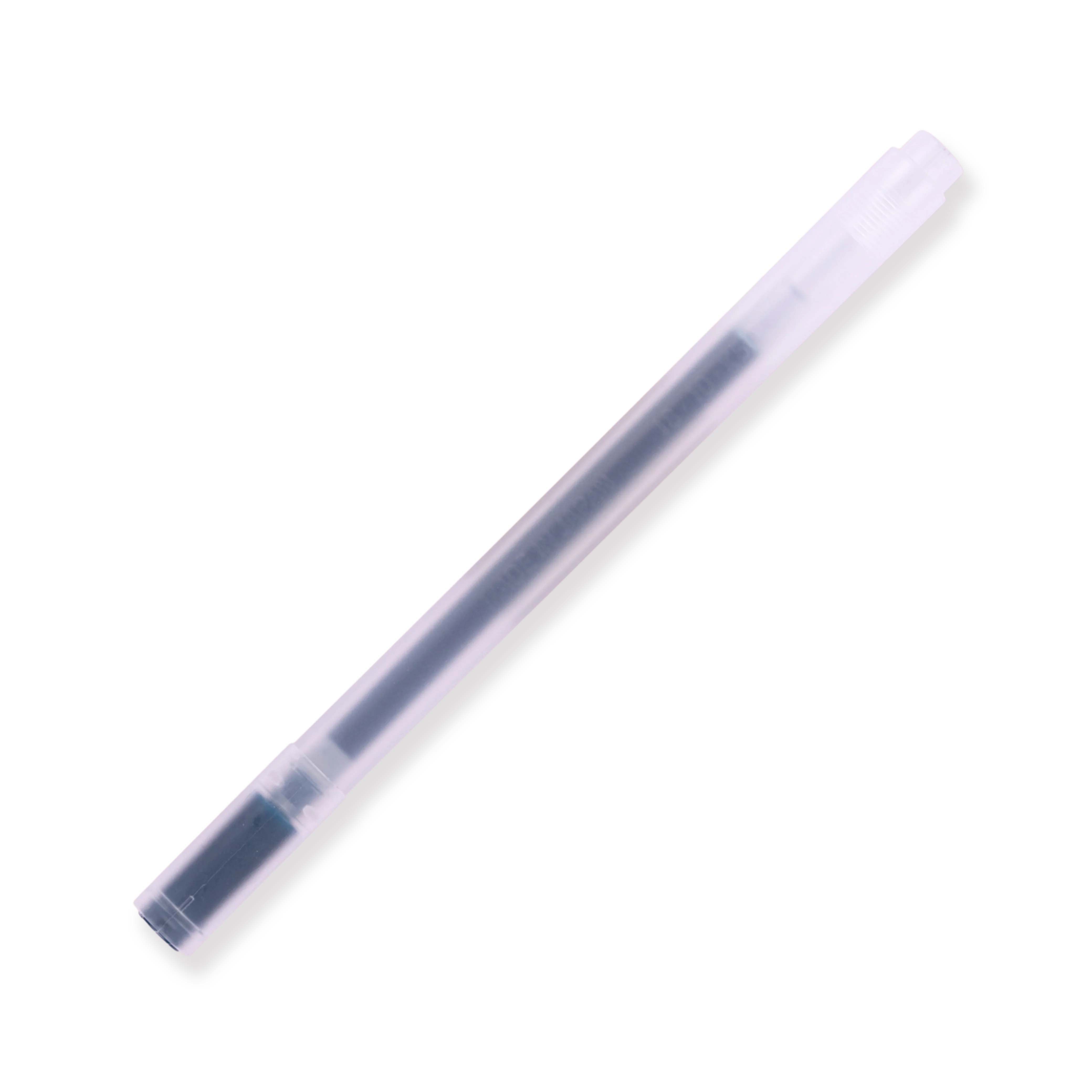 Muji Cap Type Gel Ink Pen - 0.5 mm - Blue Black - Image 6