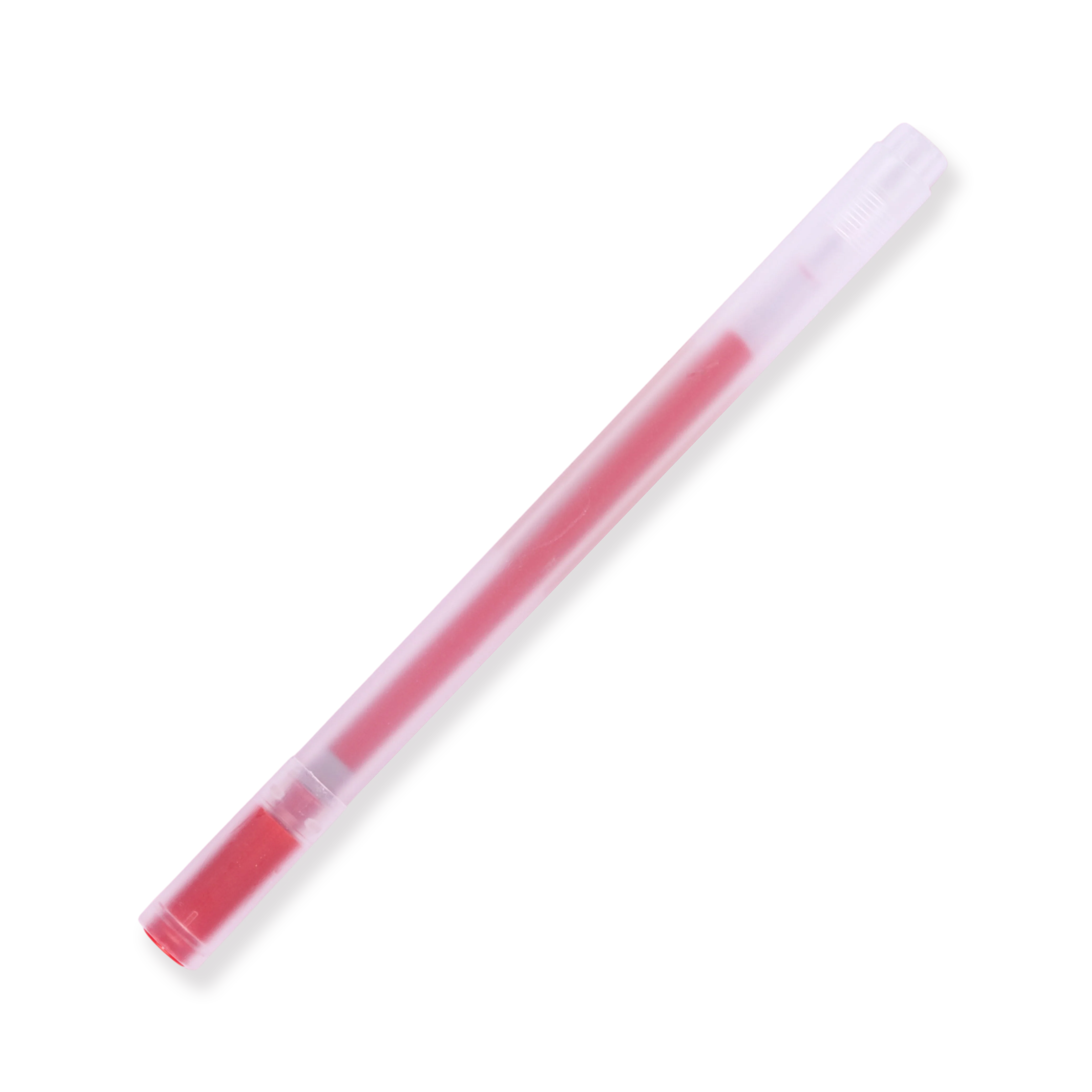 Muji Cap Type Gel Ink Pen - 0.5 mm - Red - Image 5