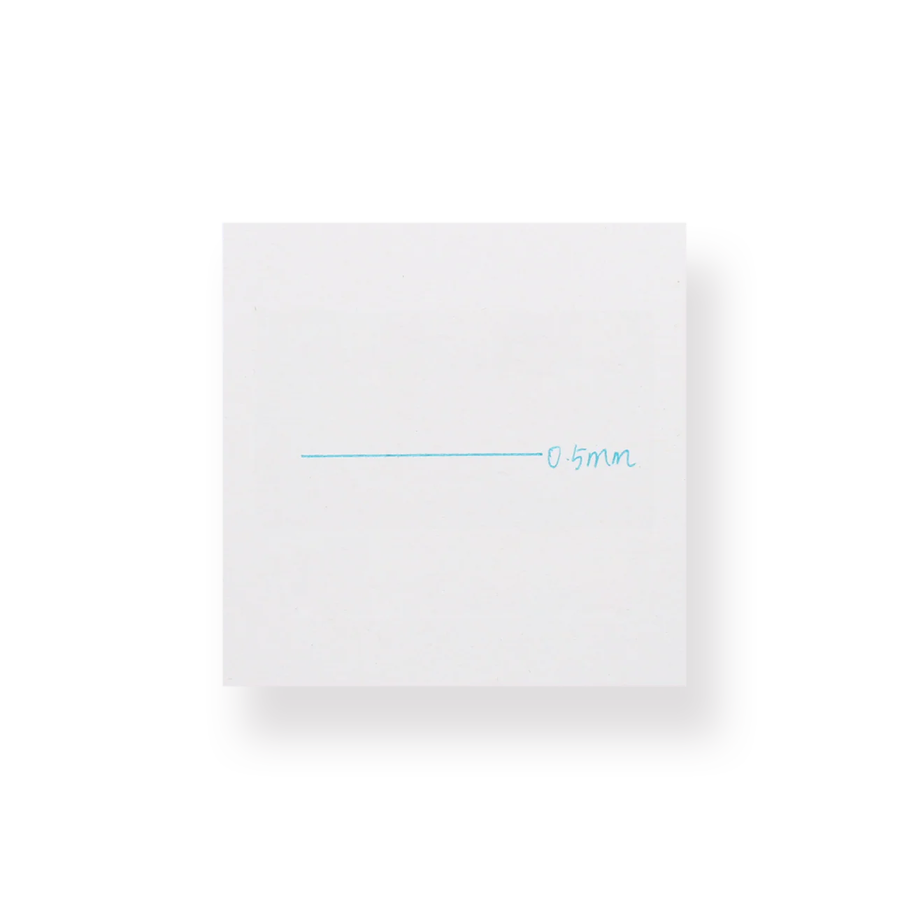 Muji Gel Ink Pocket Pen - 0.5 mm - Cyan - Image 4