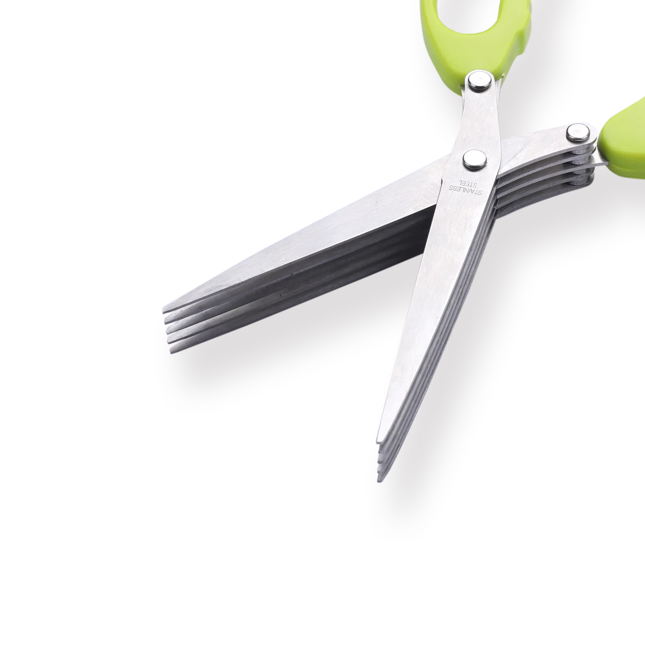Multi-purpose Five-layer Scissors - Green - Image 2