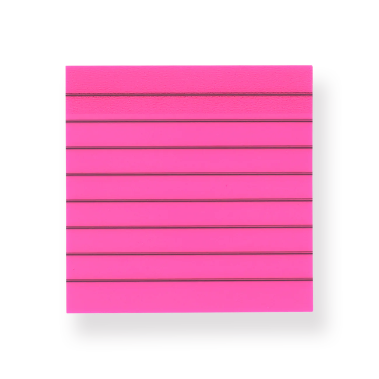 Neon Color Sticky Notes - Ruled - Red - Image 3