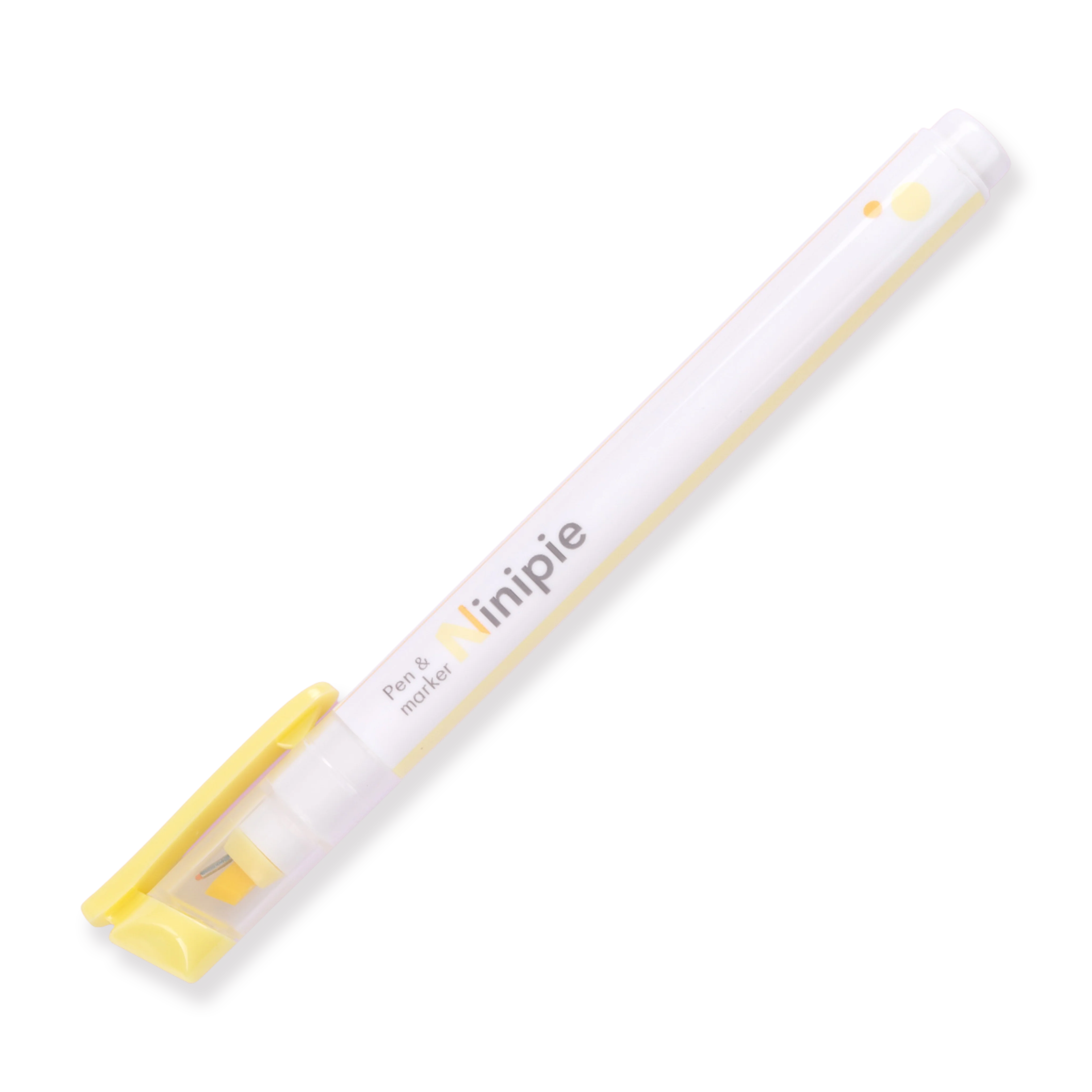 Sun-Star Ninipie Pen & Marker - Light Yellow + Yellow
