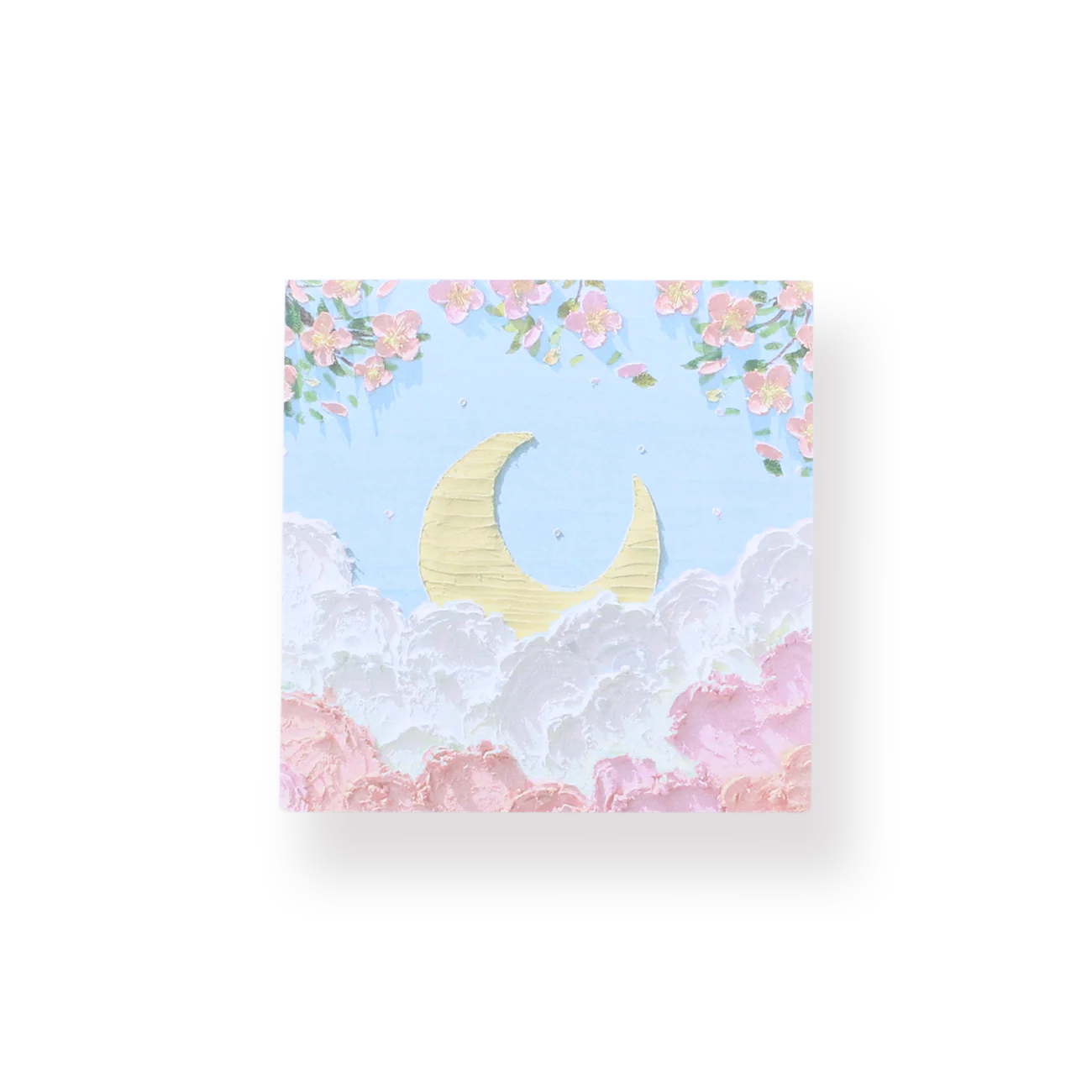 Oil Painting Sticky Notes - Moon