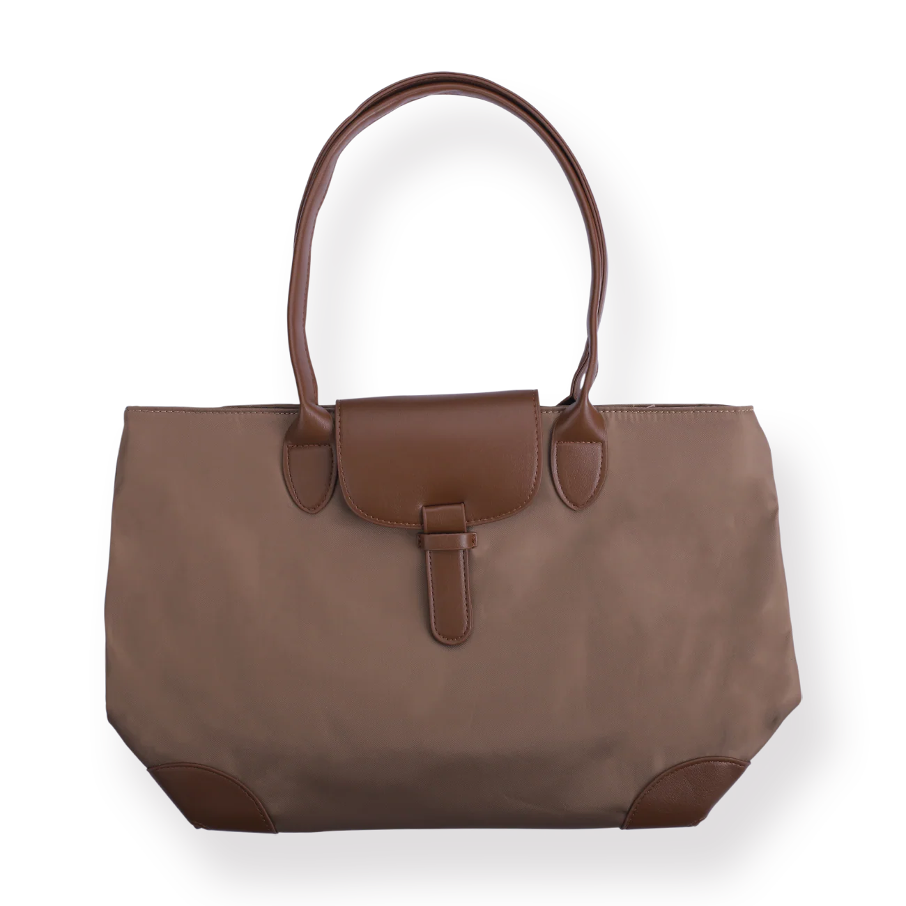 Oxford Cloth Tote Bag - Coffee