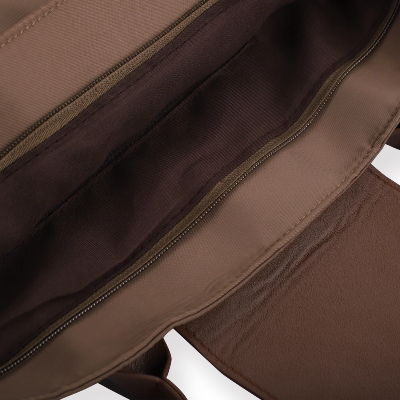 Oxford Cloth Tote Bag - Coffee - Image 2