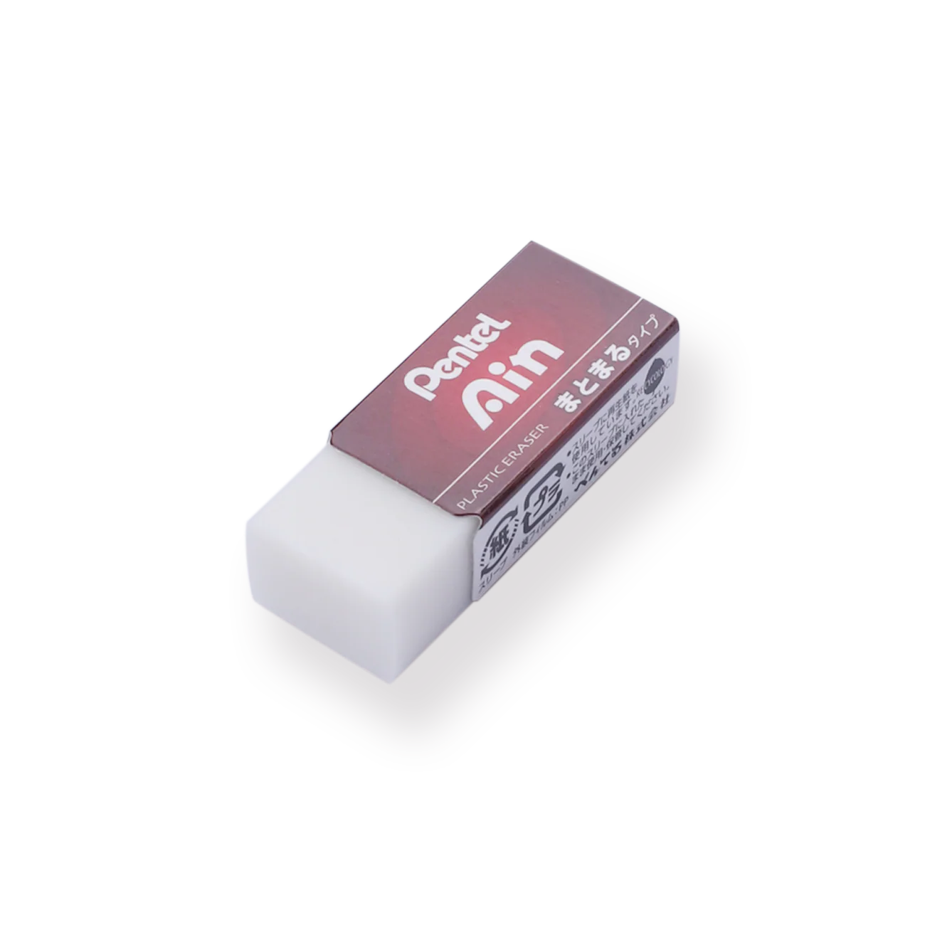 Pentel Ain Eraser - Red - Small - Image 2