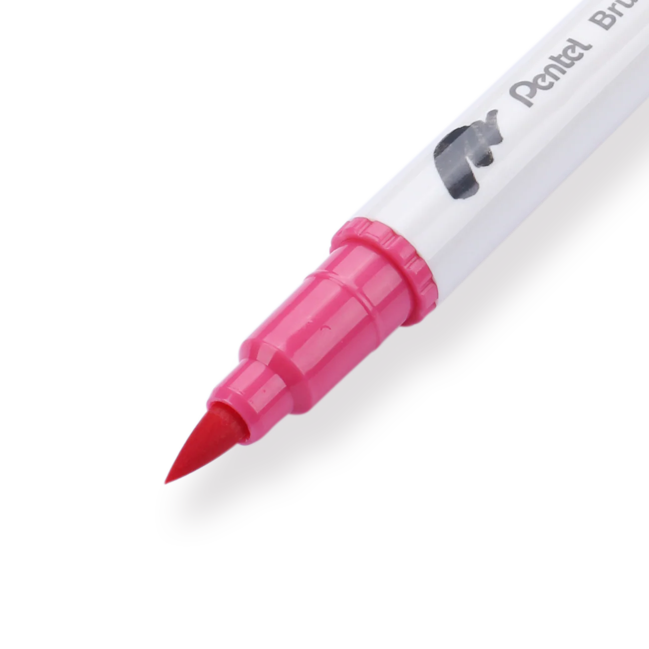 Pentel Brush Sign Pen Twin - Carmine - Image 2