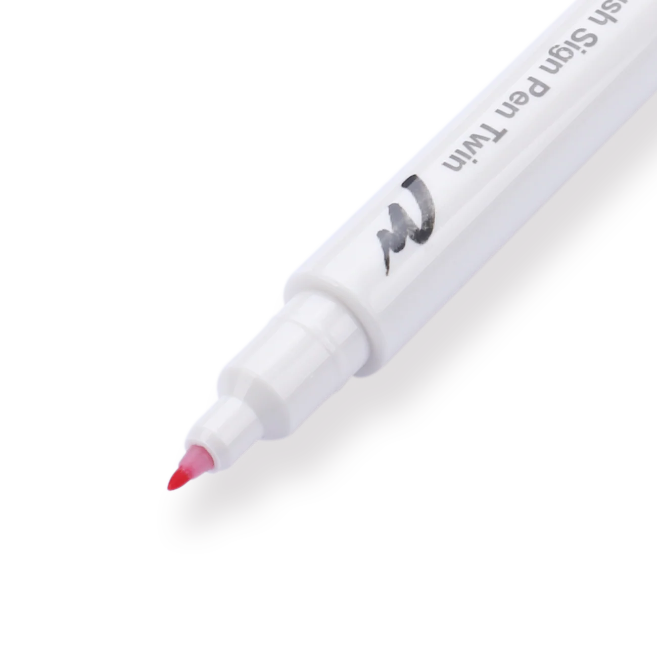 Pentel Brush Sign Pen Twin - Carmine - Image 3